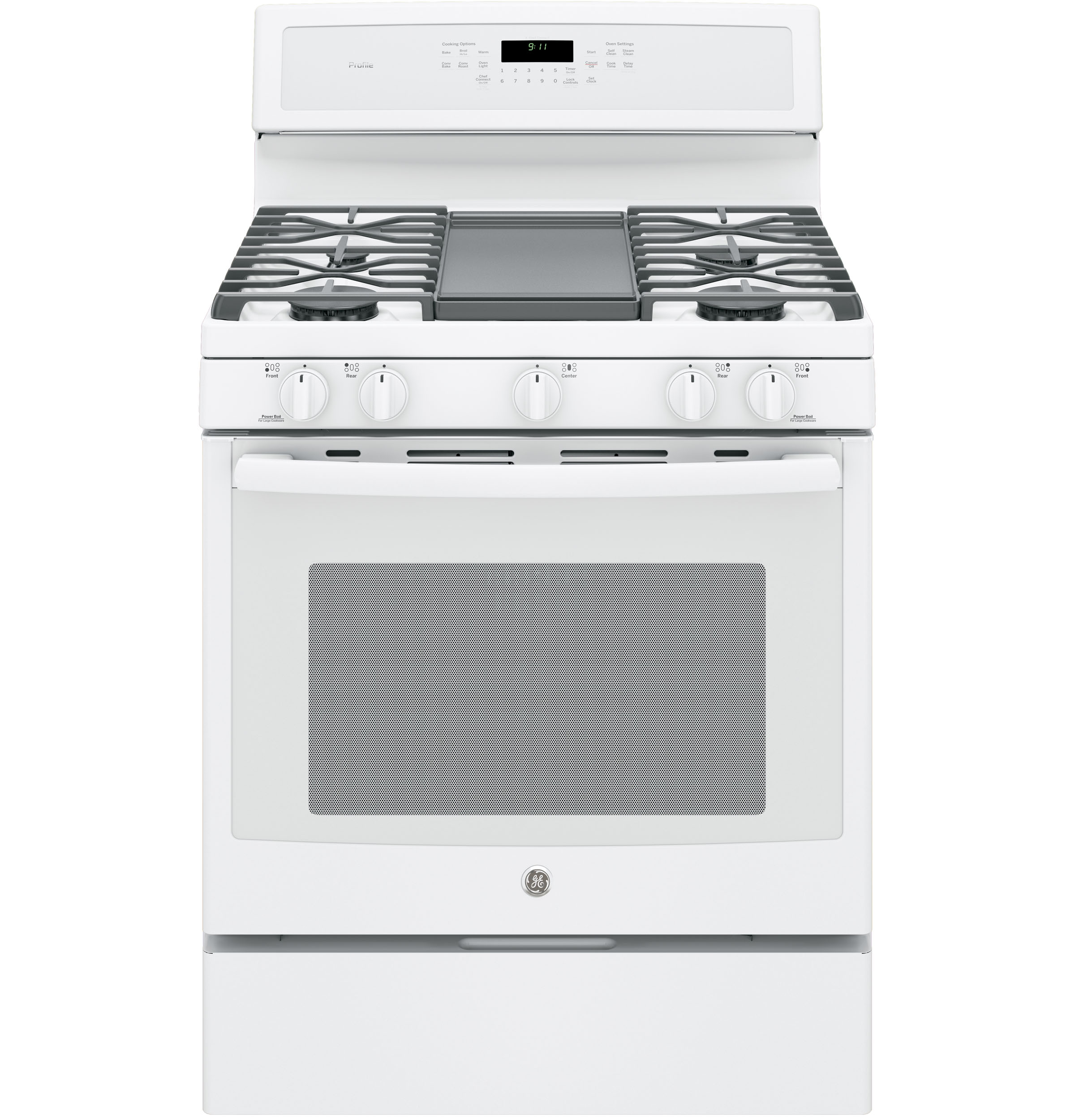 Series 30" Free-Standing Gas Convection Range PGB911DEJWW