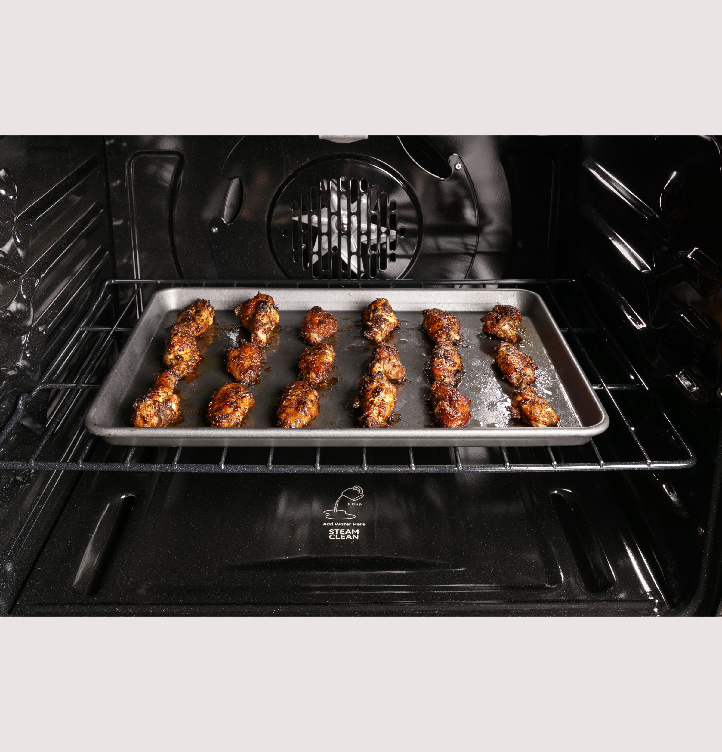 Smart 30" Free-Standing Self Clean Gas Range with No Preheat Air Fry PGB935BPTS