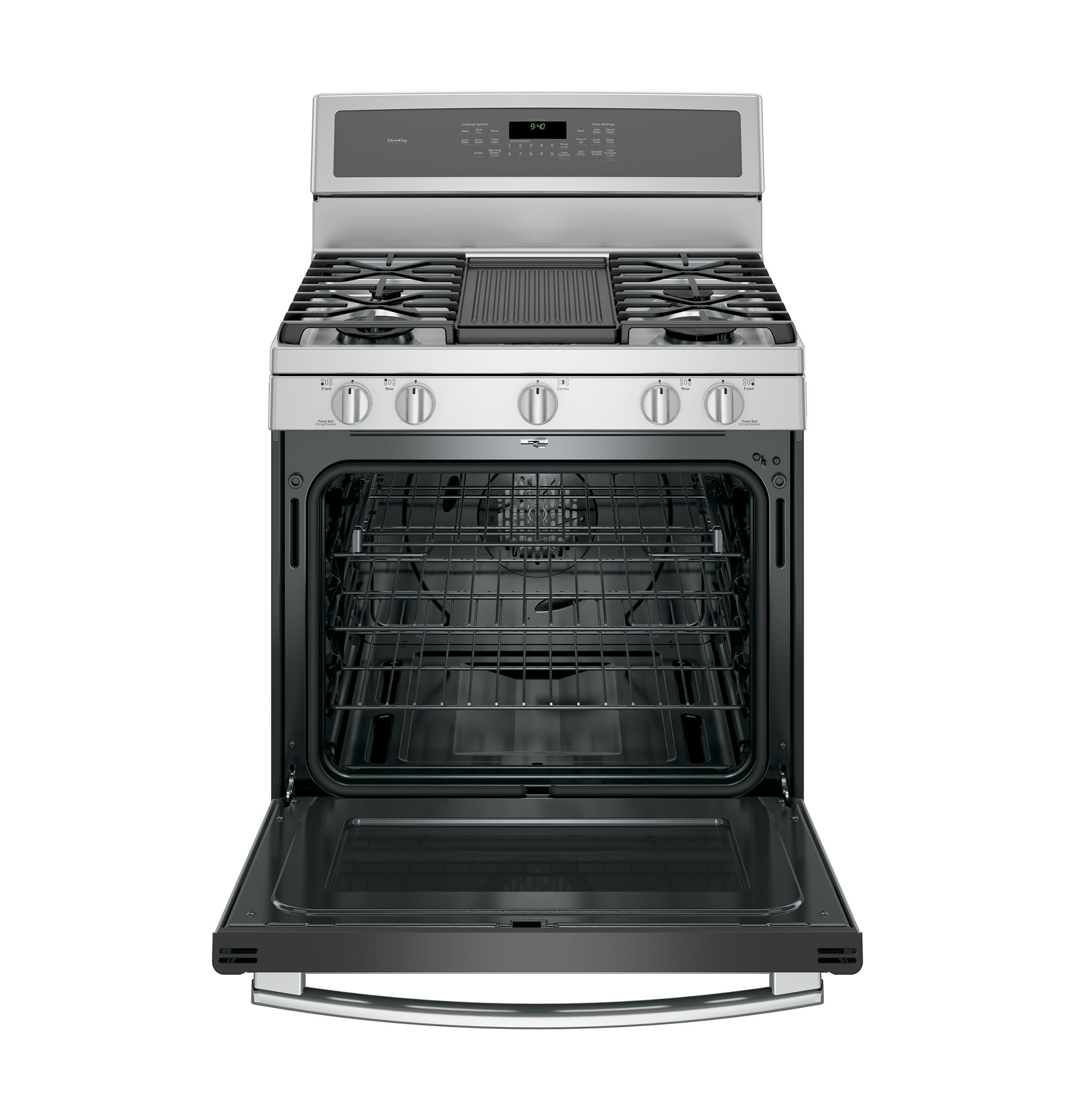 Series 30" Free-Standing Gas Convection Range with Warming Drawer PGB940ZEJSS