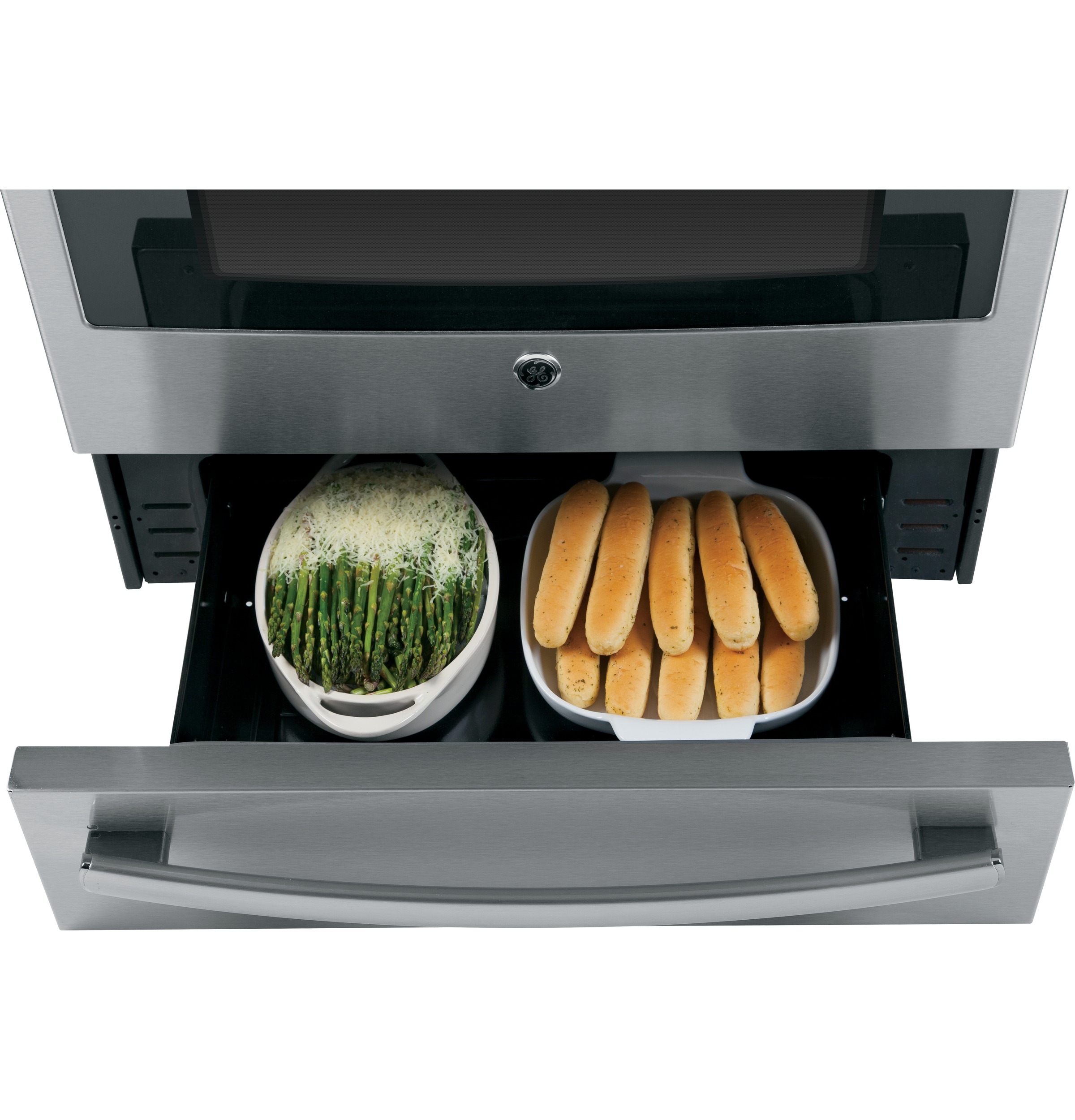 Series 30" Free-Standing Self Clean Gas Range with Warming Drawer PGB945SEFSS