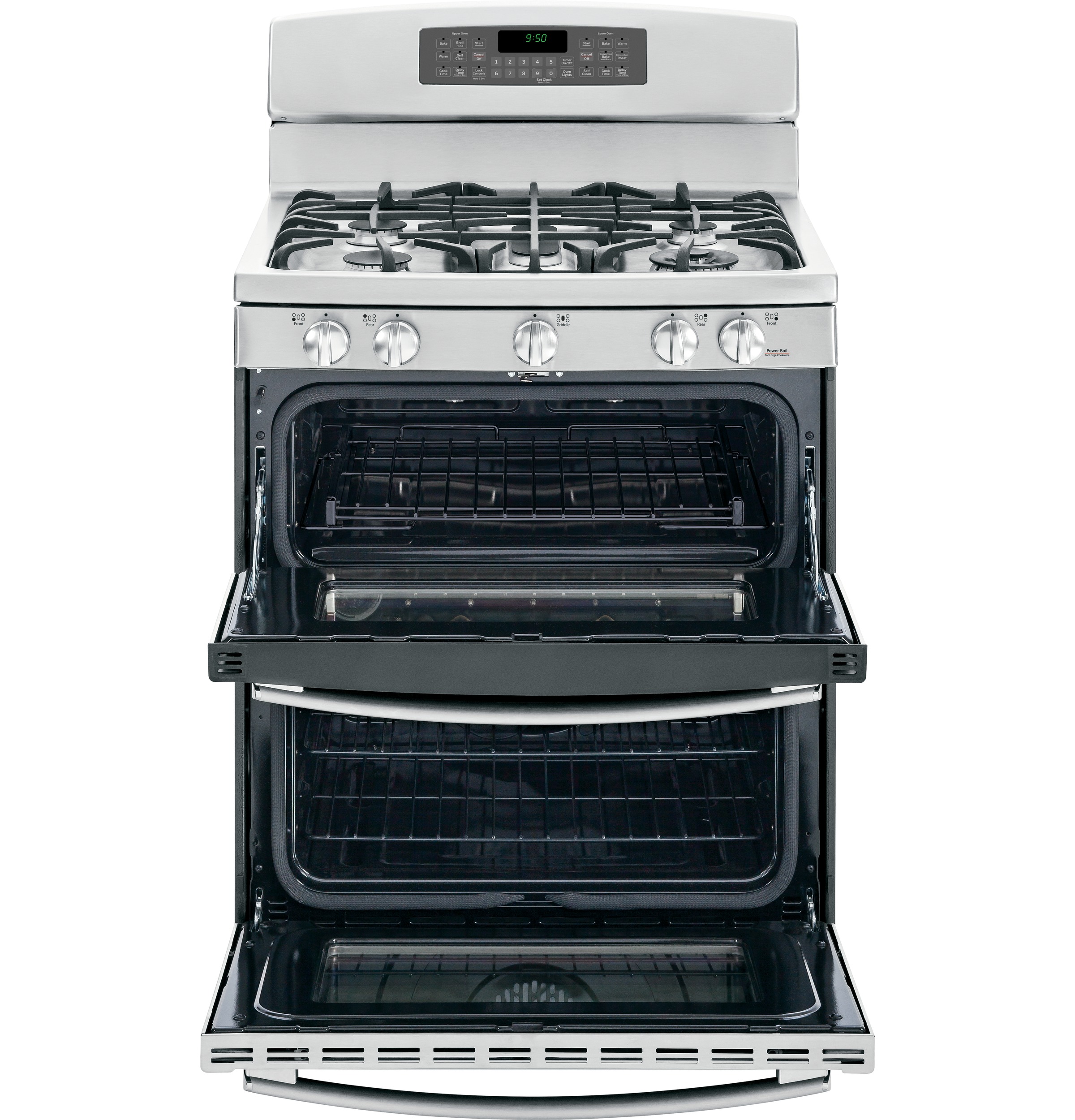 Series 30" Free-Standing Gas Double Oven with Convection Range PGB950SEFSS