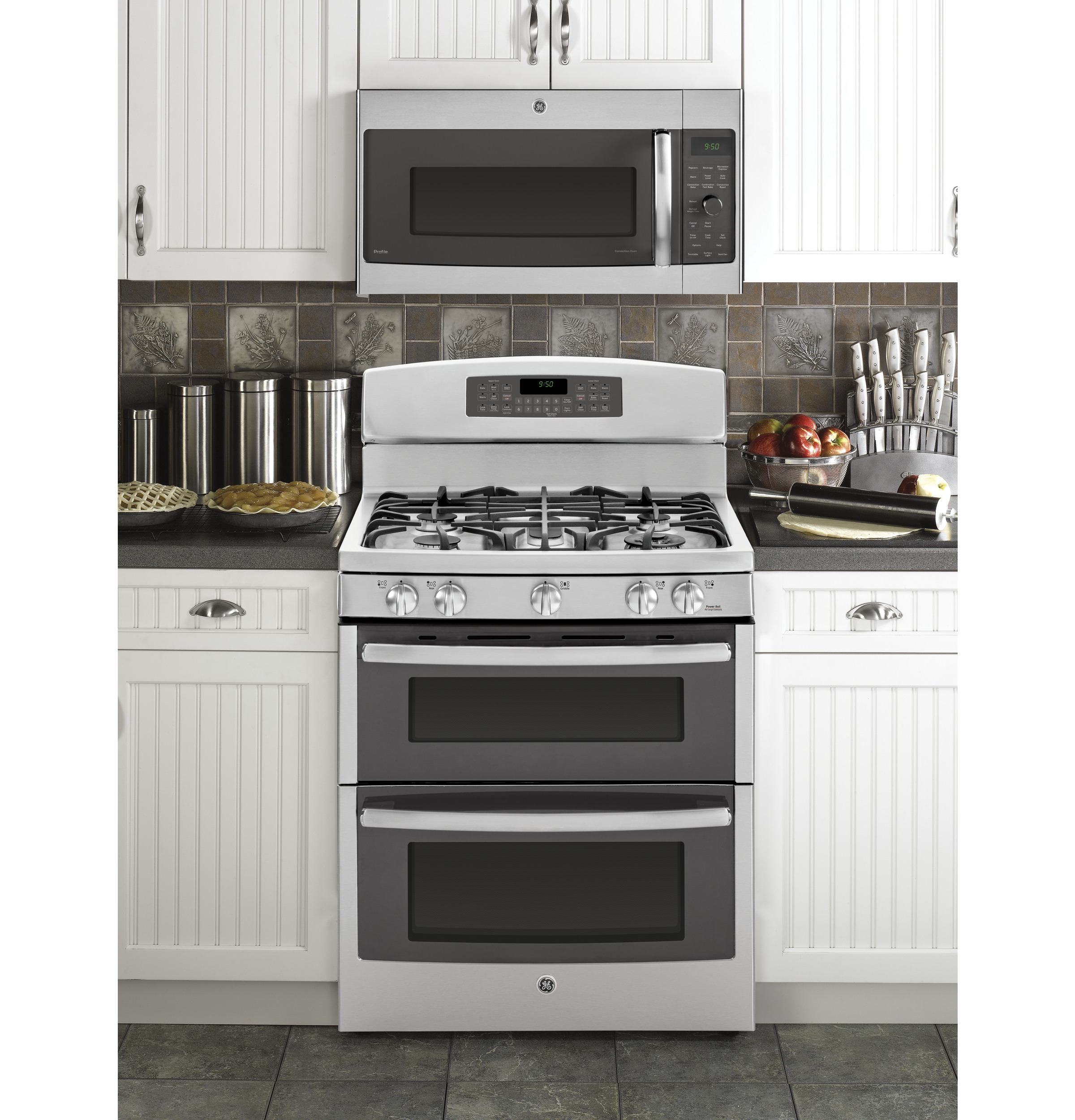 Series 30" Free-Standing Gas Double Oven with Convection Range PGB950SEFSS