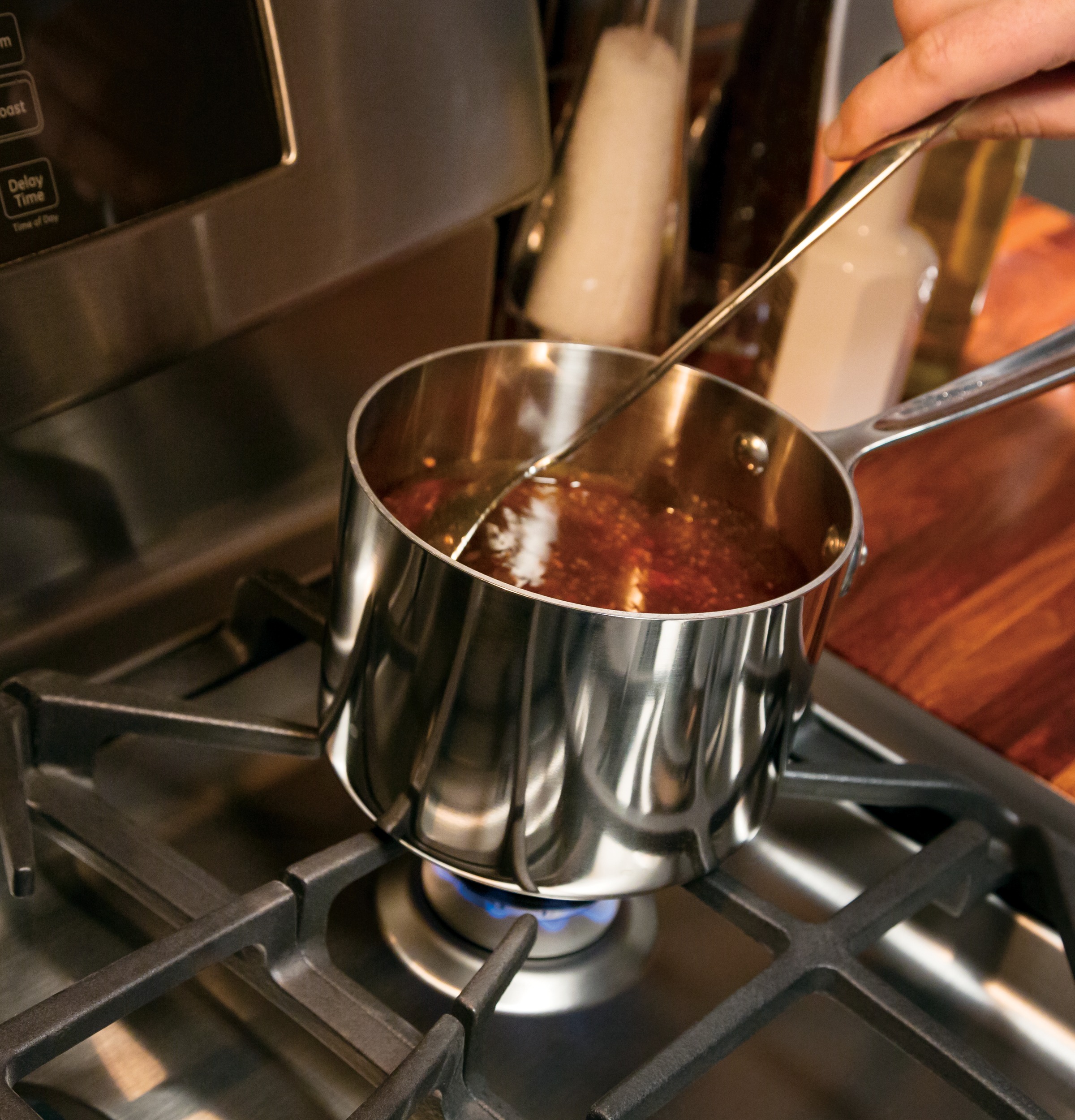 Series 30" Free-Standing Gas Double Oven with Convection Range PGB950SEFSS