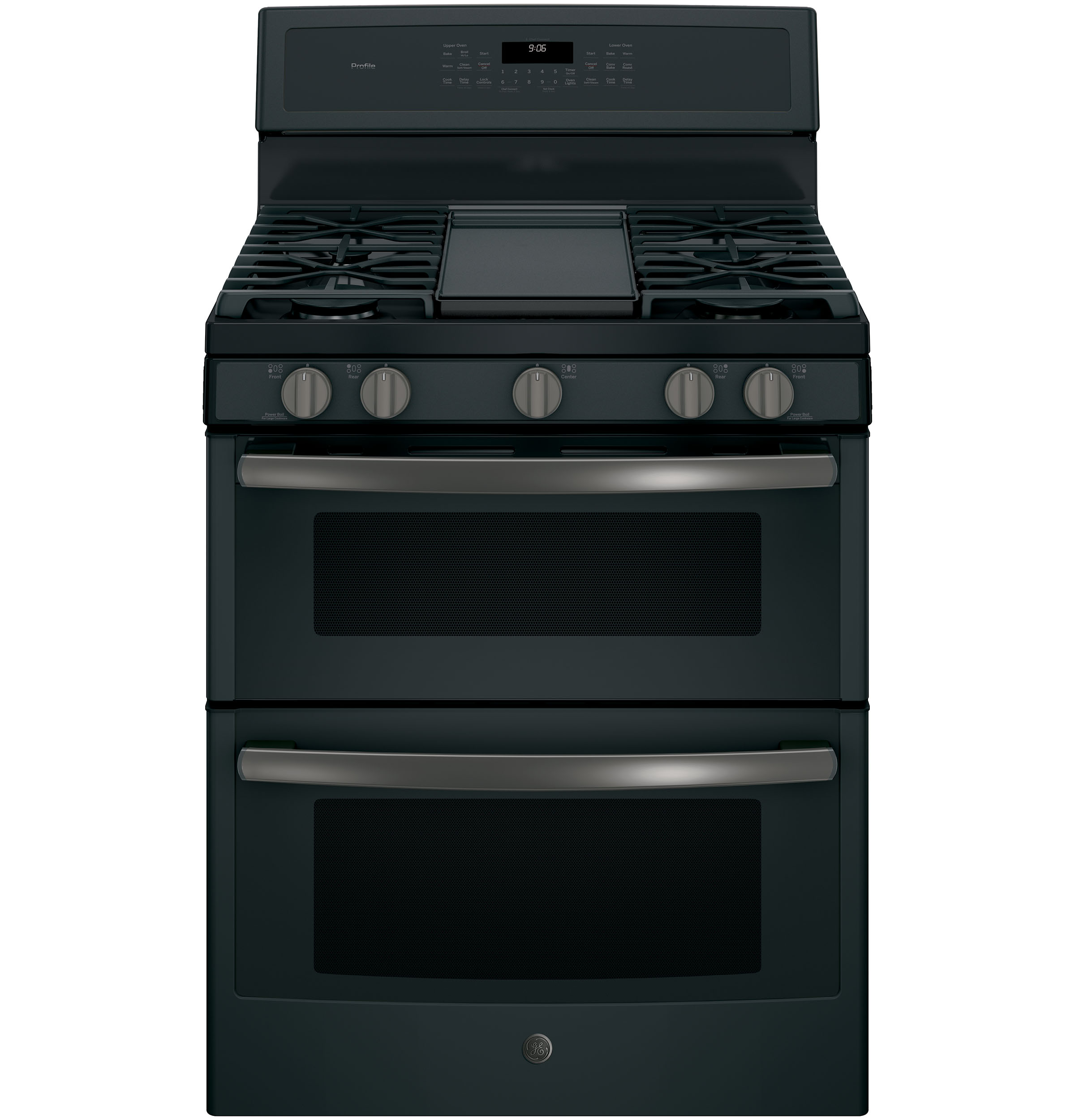 30" Free-Standing Gas Double Oven Convection Range PGB960FEJDS
