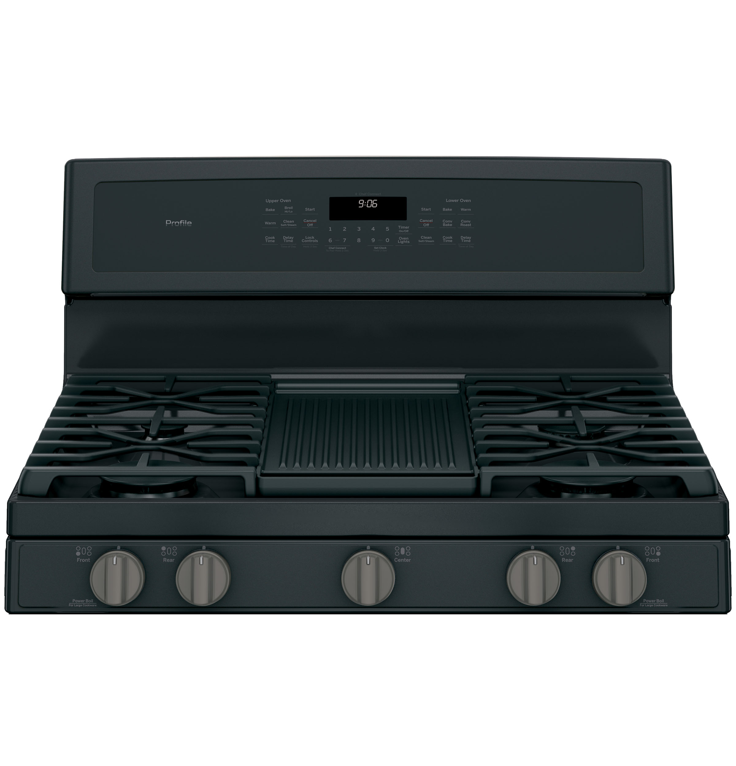 30" Free-Standing Gas Double Oven Convection Range PGB960FEJDS