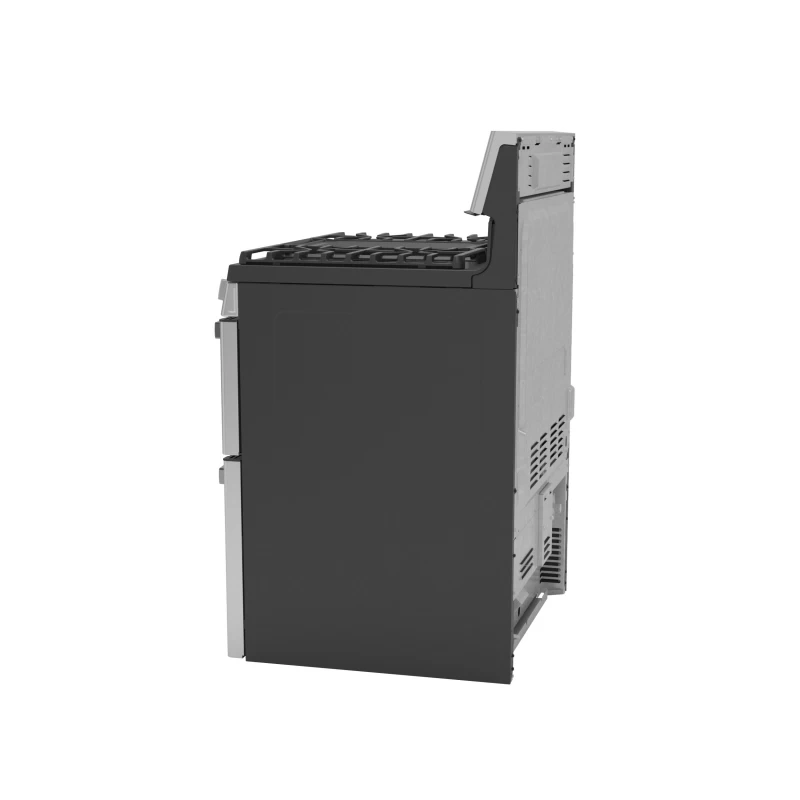 30" Free-Standing Gas Double Oven Convection Fingerprint Resistant Range with No Preheat Air Fry PGB965YPFS