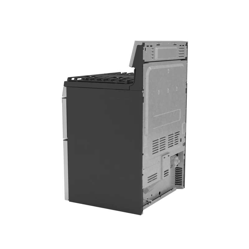 30" Free-Standing Gas Double Oven Convection Fingerprint Resistant Range with No Preheat Air Fry PGB965YPFS