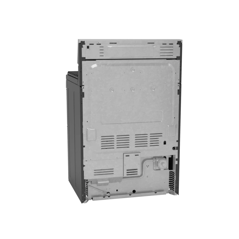 30" Free-Standing Gas Double Oven Convection Fingerprint Resistant Range with No Preheat Air Fry PGB965YPFS