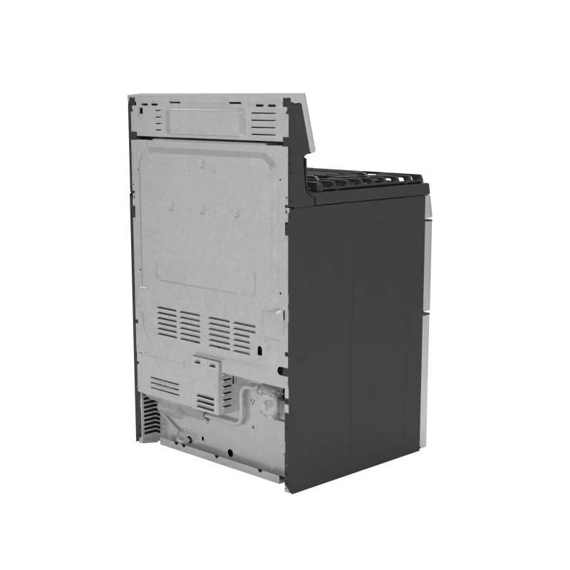 30" Free-Standing Gas Double Oven Convection Fingerprint Resistant Range with No Preheat Air Fry PGB965YPFS