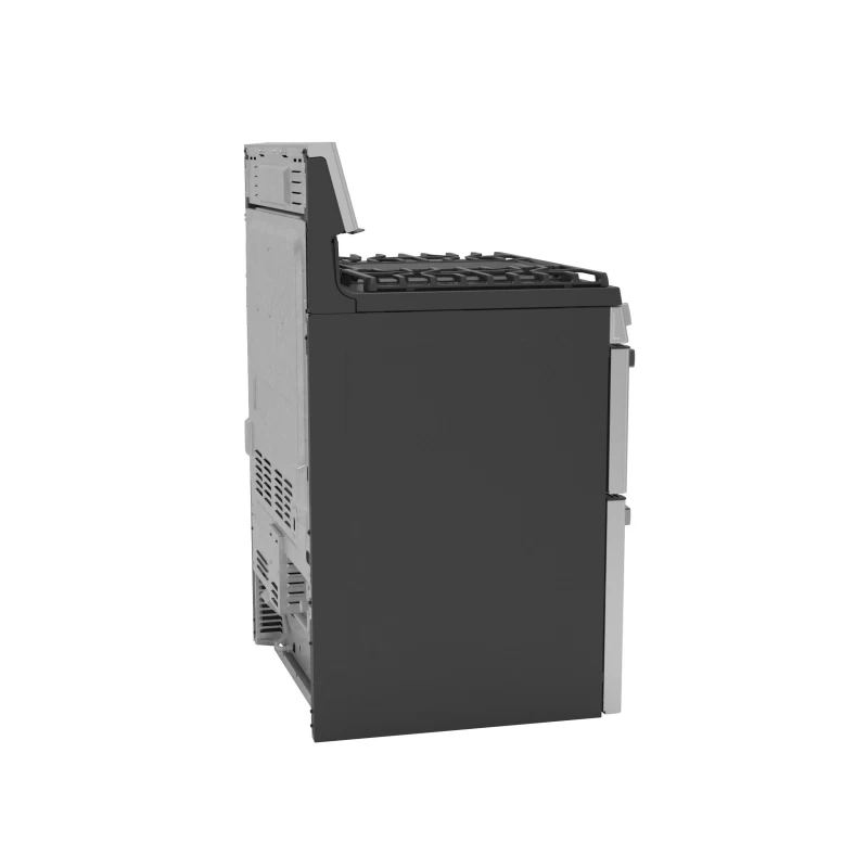 30" Free-Standing Gas Double Oven Convection Fingerprint Resistant Range with No Preheat Air Fry PGB965YPFS