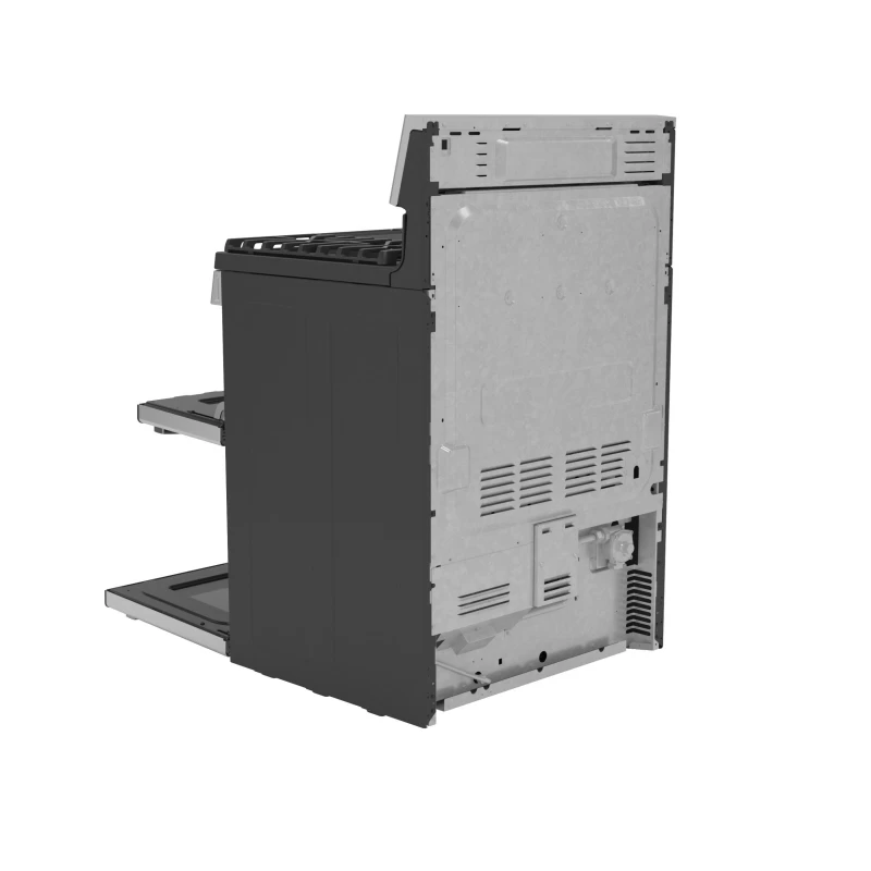 30" Free-Standing Gas Double Oven Convection Fingerprint Resistant Range with No Preheat Air Fry PGB965YPFS