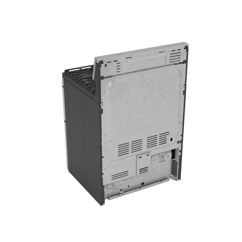 30" Free-Standing Gas Double Oven Convection Fingerprint Resistant Range with No Preheat Air Fry PGB965YPFS