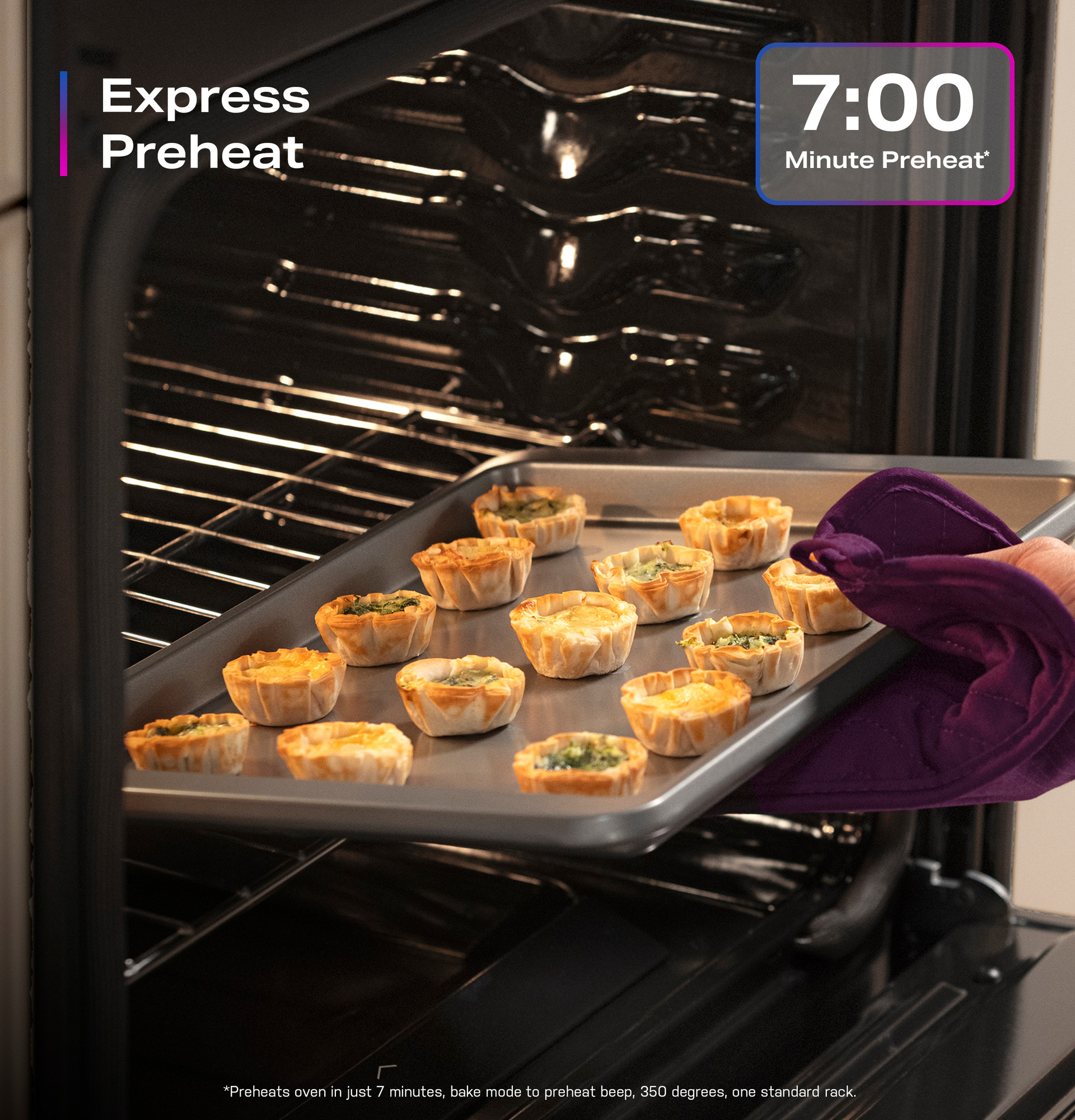 30” Smart Free-Standing Gas Convection Range with No Preheat Air Fry and EasyWash Oven Tray PGF700AYFS