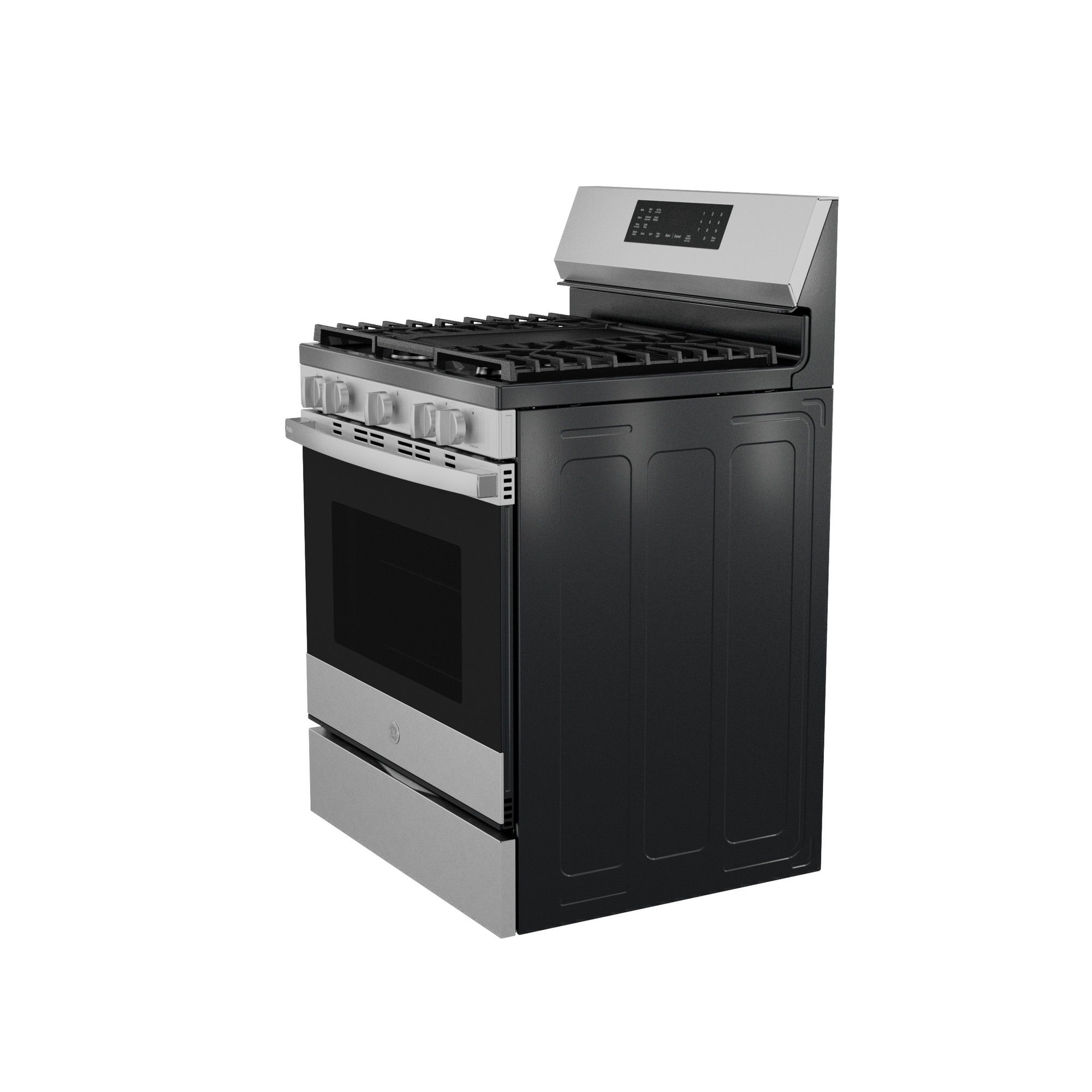 30” Smart Free-Standing Gas Convection Range with No Preheat Air Fry and EasyWash Oven Tray PGF700AYFS