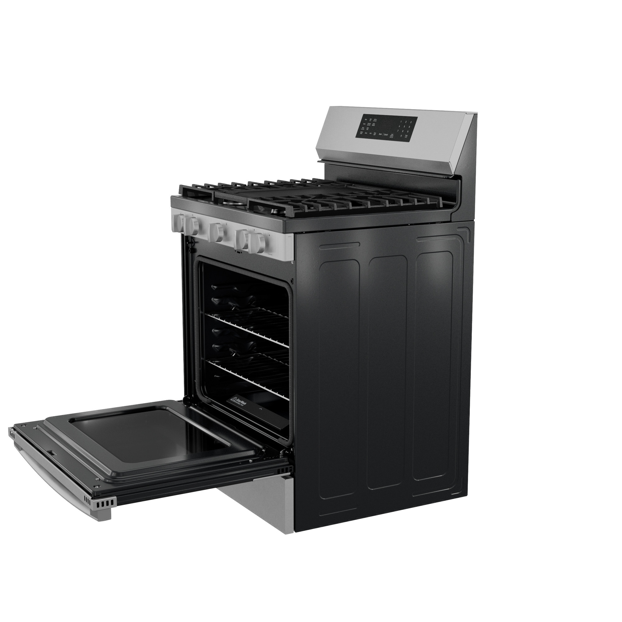 30” Smart Free-Standing Gas Convection Range with No Preheat Air Fry and EasyWash Oven Tray PGF700AYFS