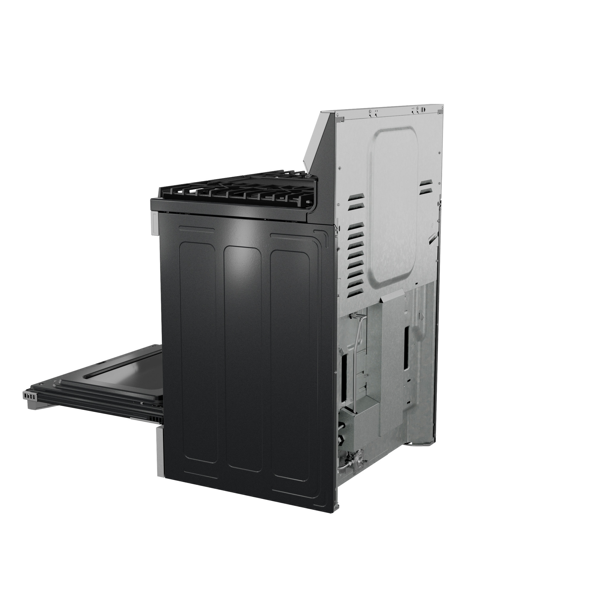 30” Smart Free-Standing Gas Convection Range with No Preheat Air Fry and EasyWash Oven Tray PGF700AYFS