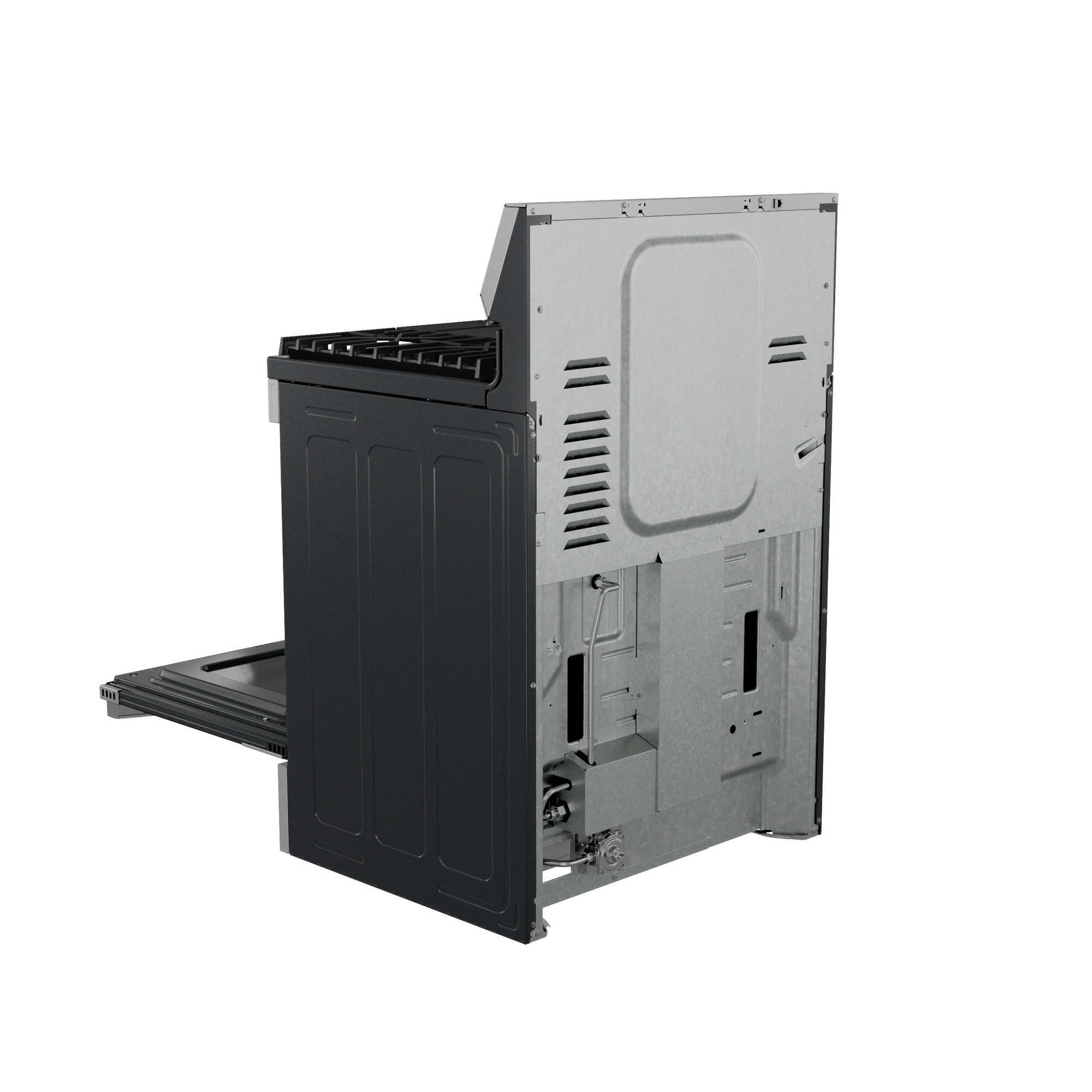 30” Smart Free-Standing Gas Convection Range with No Preheat Air Fry and EasyWash Oven Tray PGF700AYFS