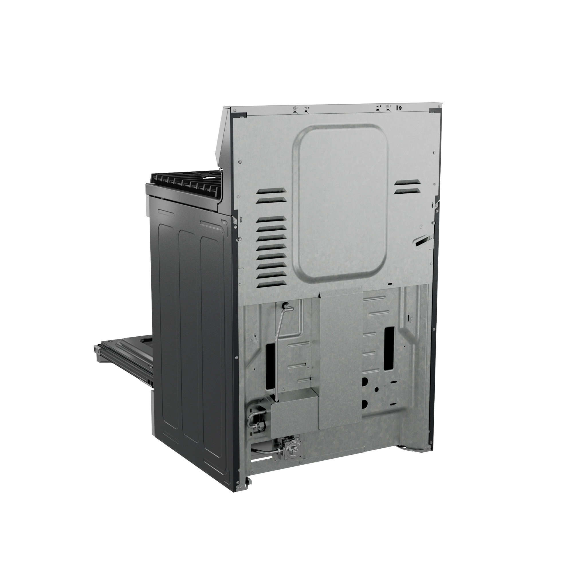 30” Smart Free-Standing Gas Convection Range with No Preheat Air Fry and EasyWash Oven Tray PGF700AYFS