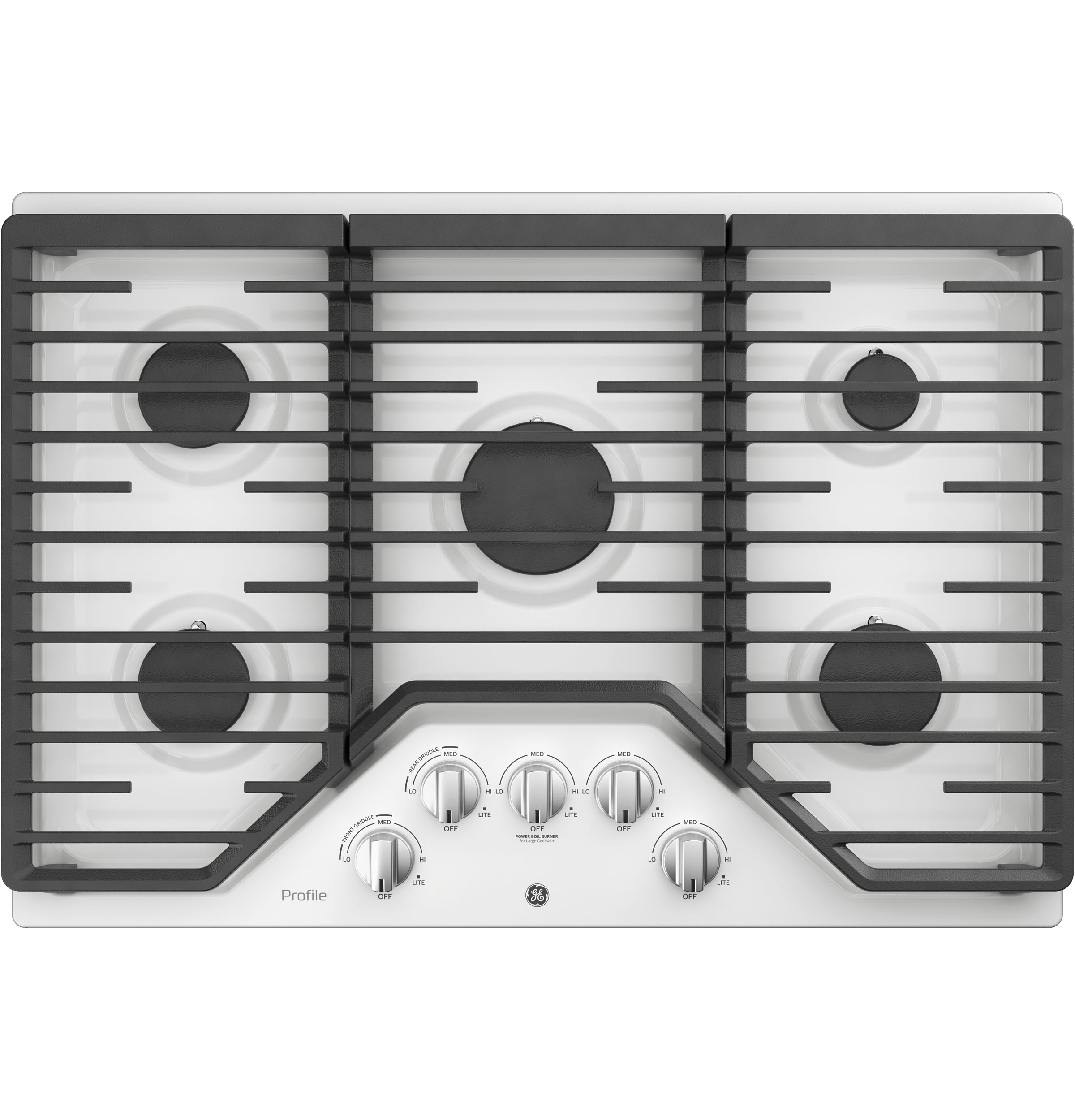 30" Built-In Gas Cooktop with 5 Burners PGP7030DLWW