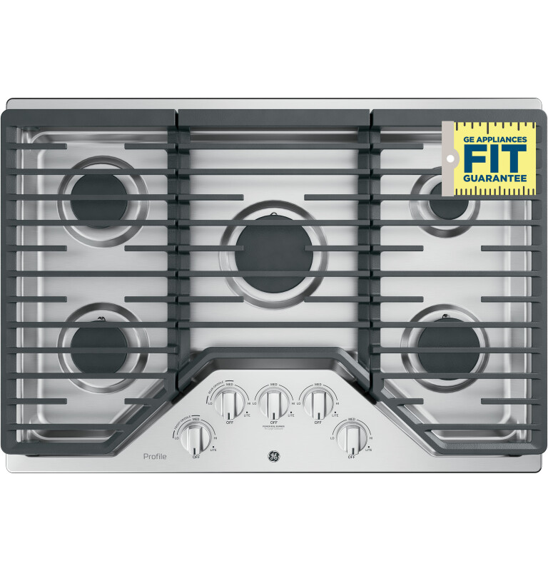 30" Built-In Gas Cooktop with 5 Burners PGP7030SLSS