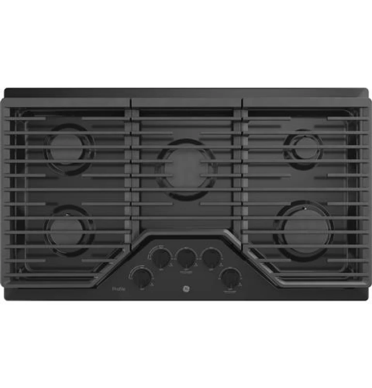 GE Profile 36" Built-In Gas Cooktop with Optional Extra-Large Cast Iron Griddle Black PGP7036DLBB Picture 1