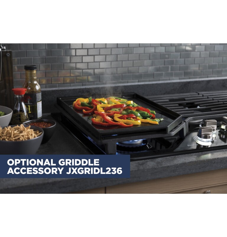 36" Built-In Gas Cooktop with Five Burners PGP7036SLSS
