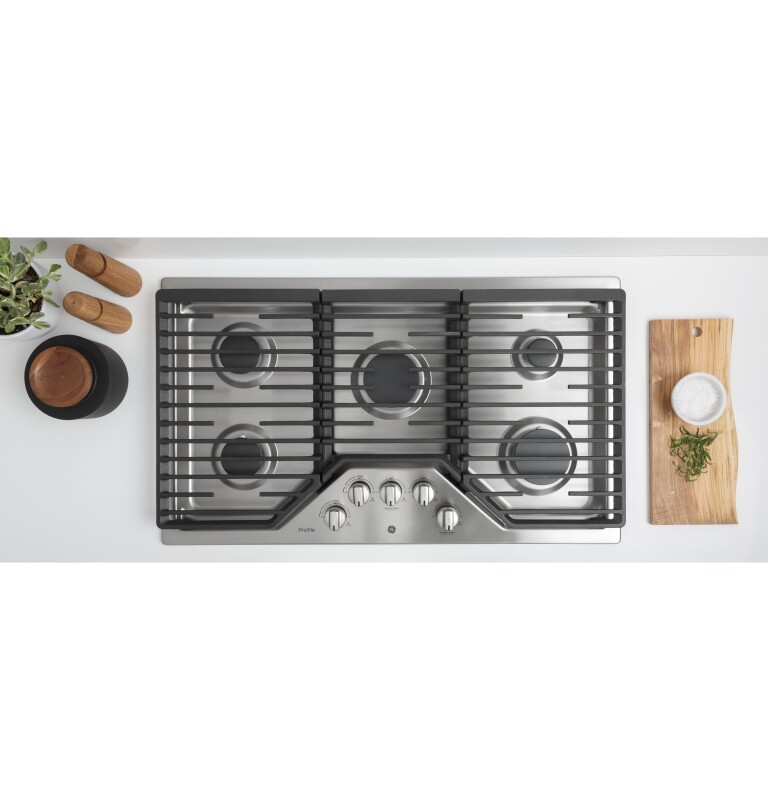 36" Built-In Gas Cooktop with Five Burners PGP7036SLSS