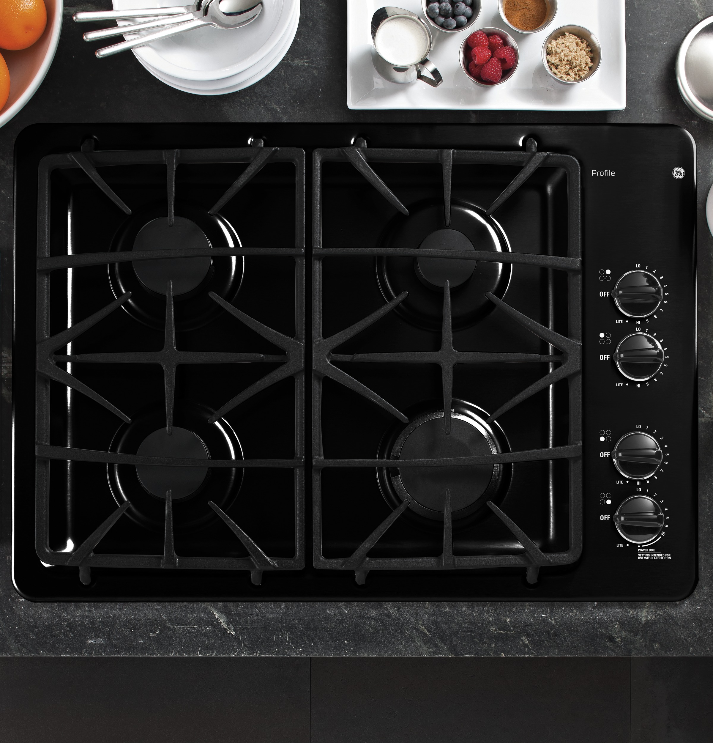 Series 30" Built-In Gas Cooktop PGP943DETBB