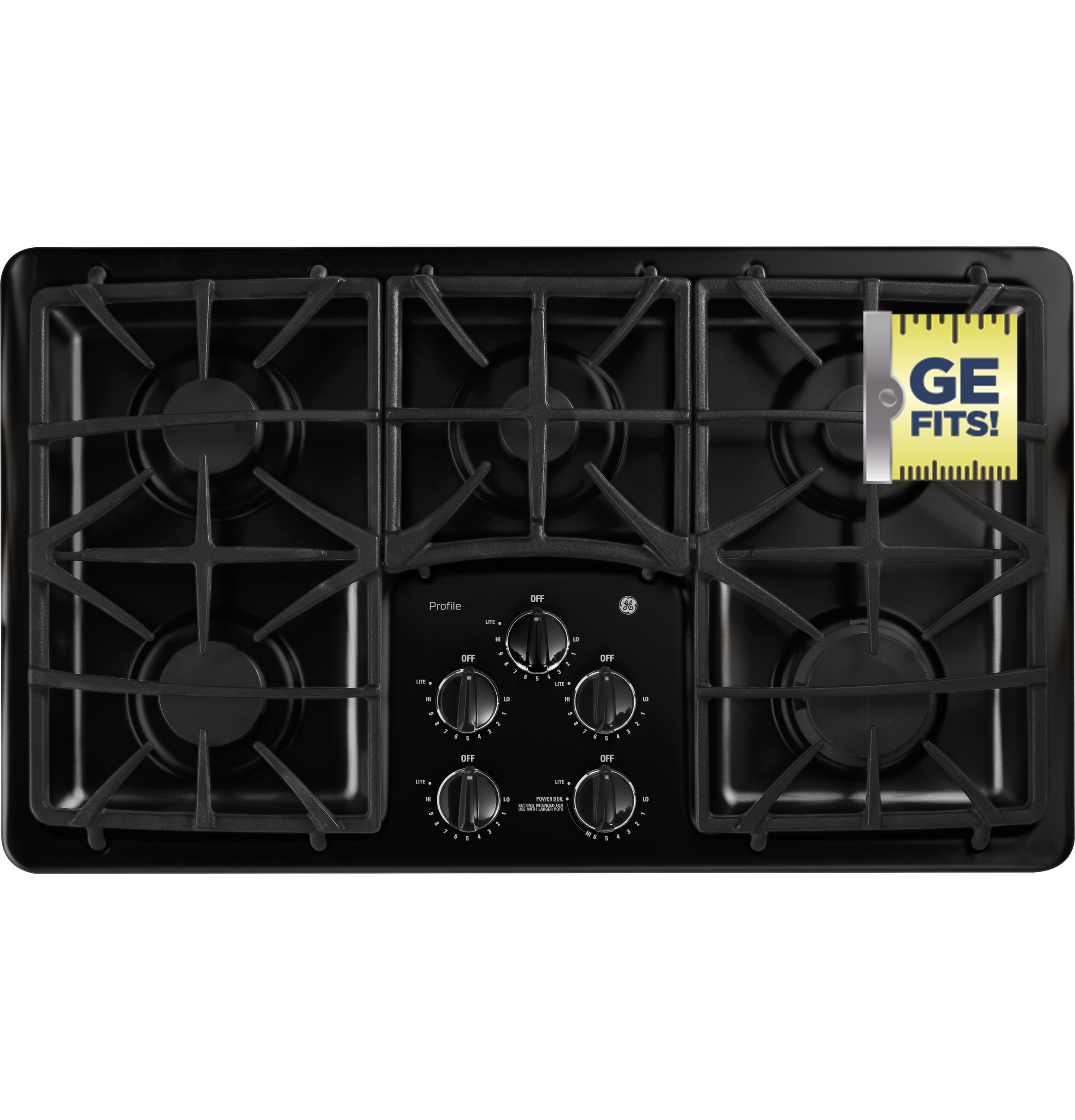 Series 36" Built-In Gas Cooktop PGP966DETBB