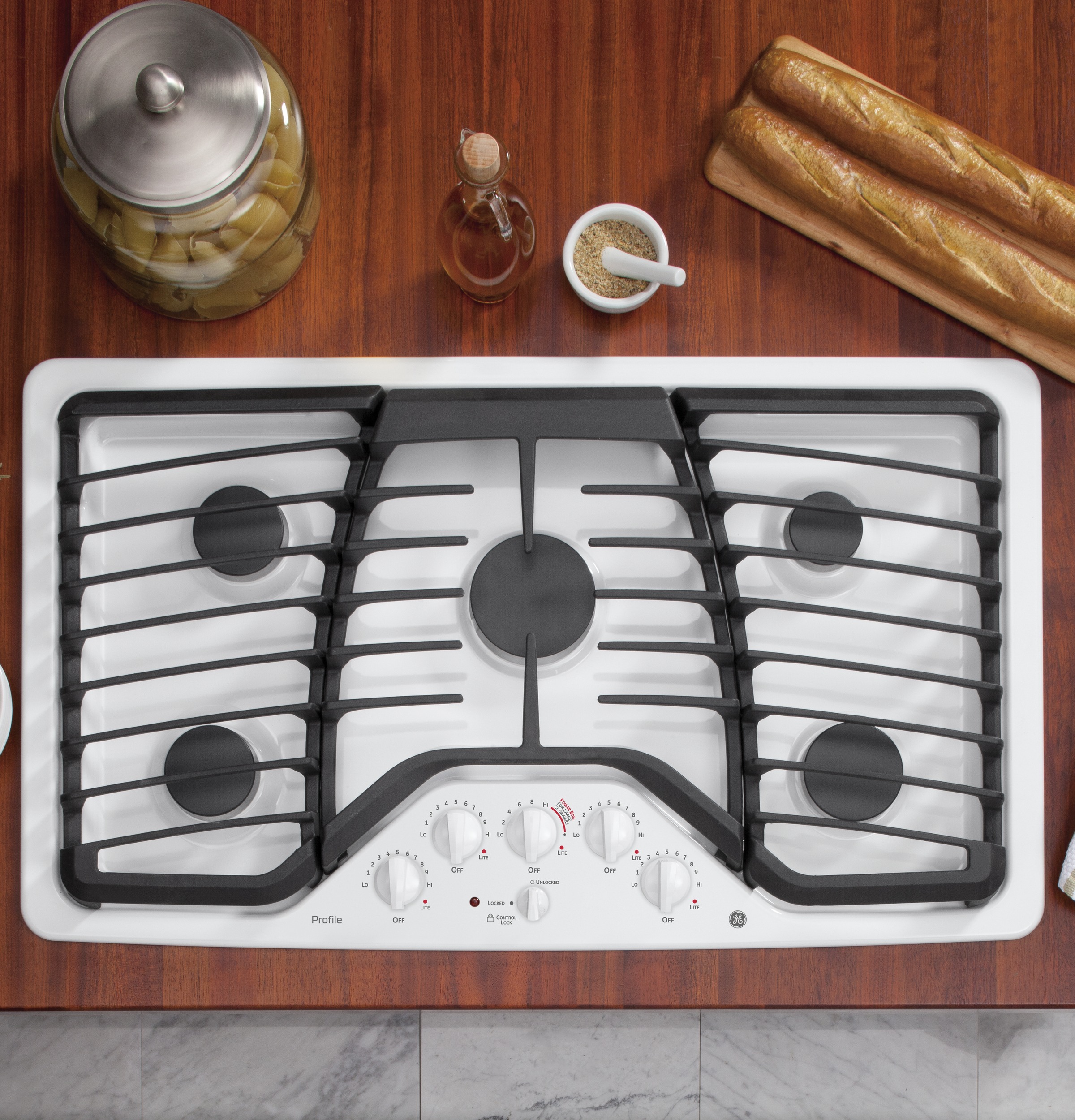 Series 36" Built-In Gas Cooktop PGP976DETWW