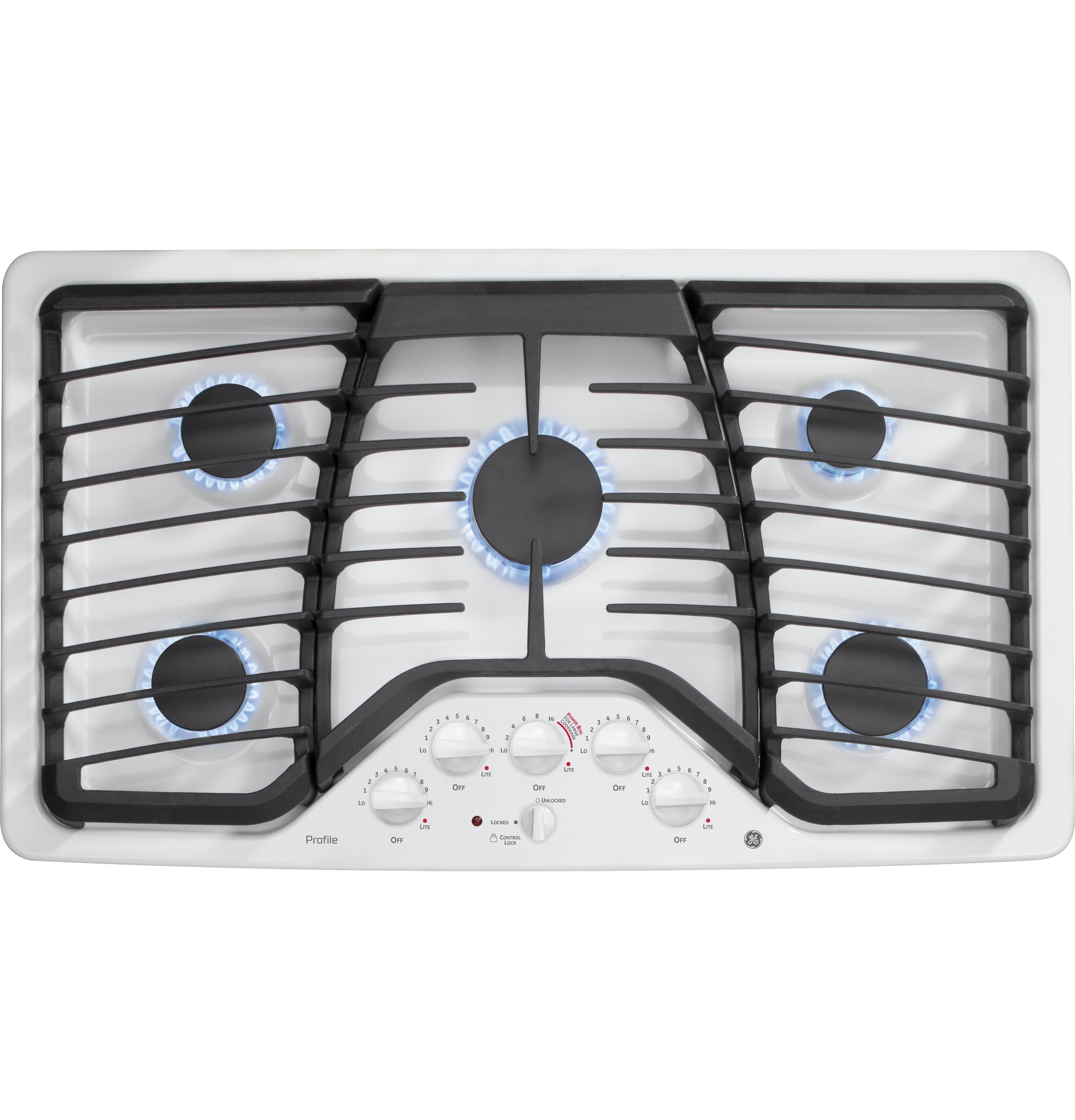 Series 36" Built-In Gas Cooktop PGP976DETWW