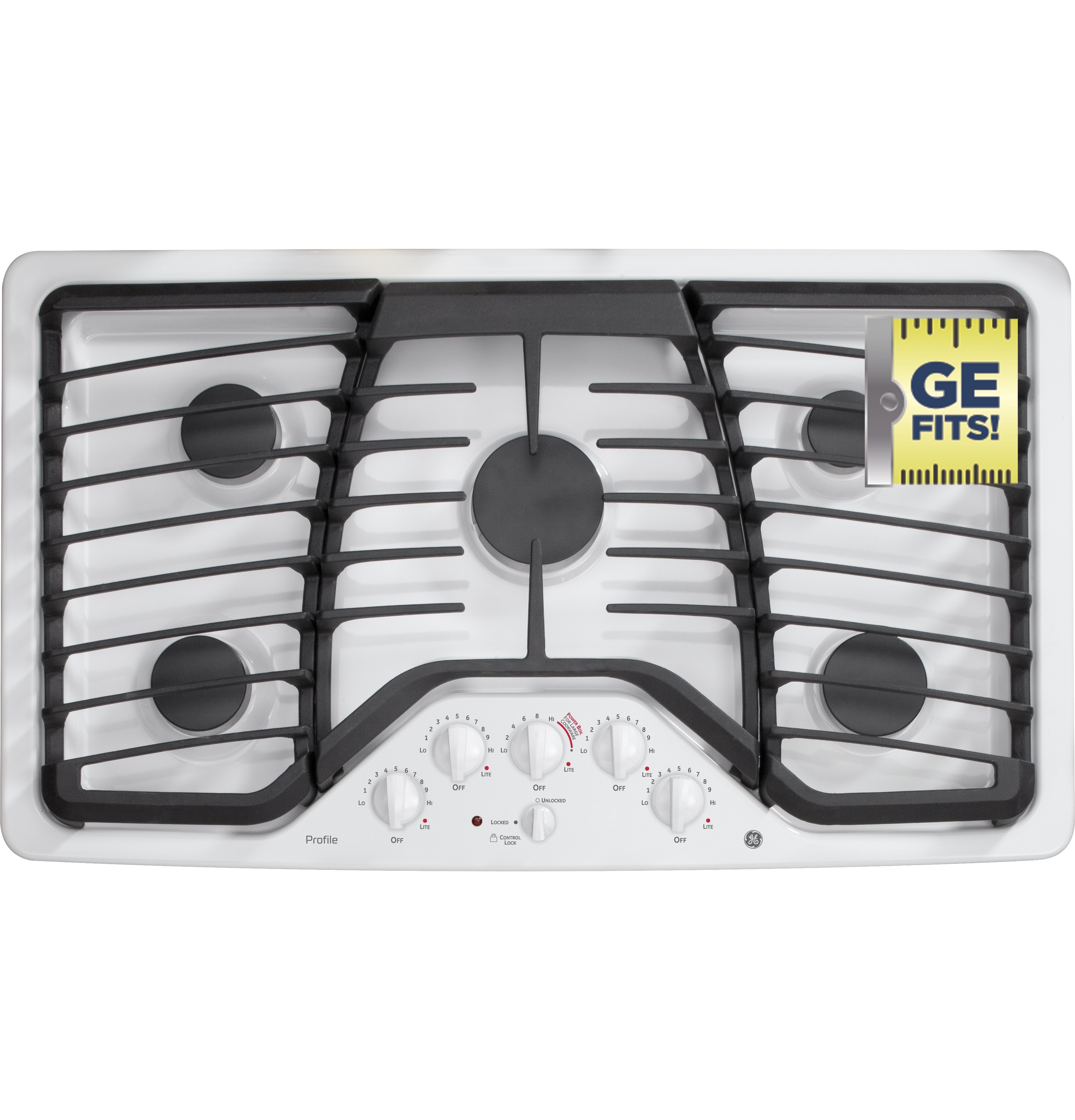 Series 36" Built-In Gas Cooktop PGP976DETWW