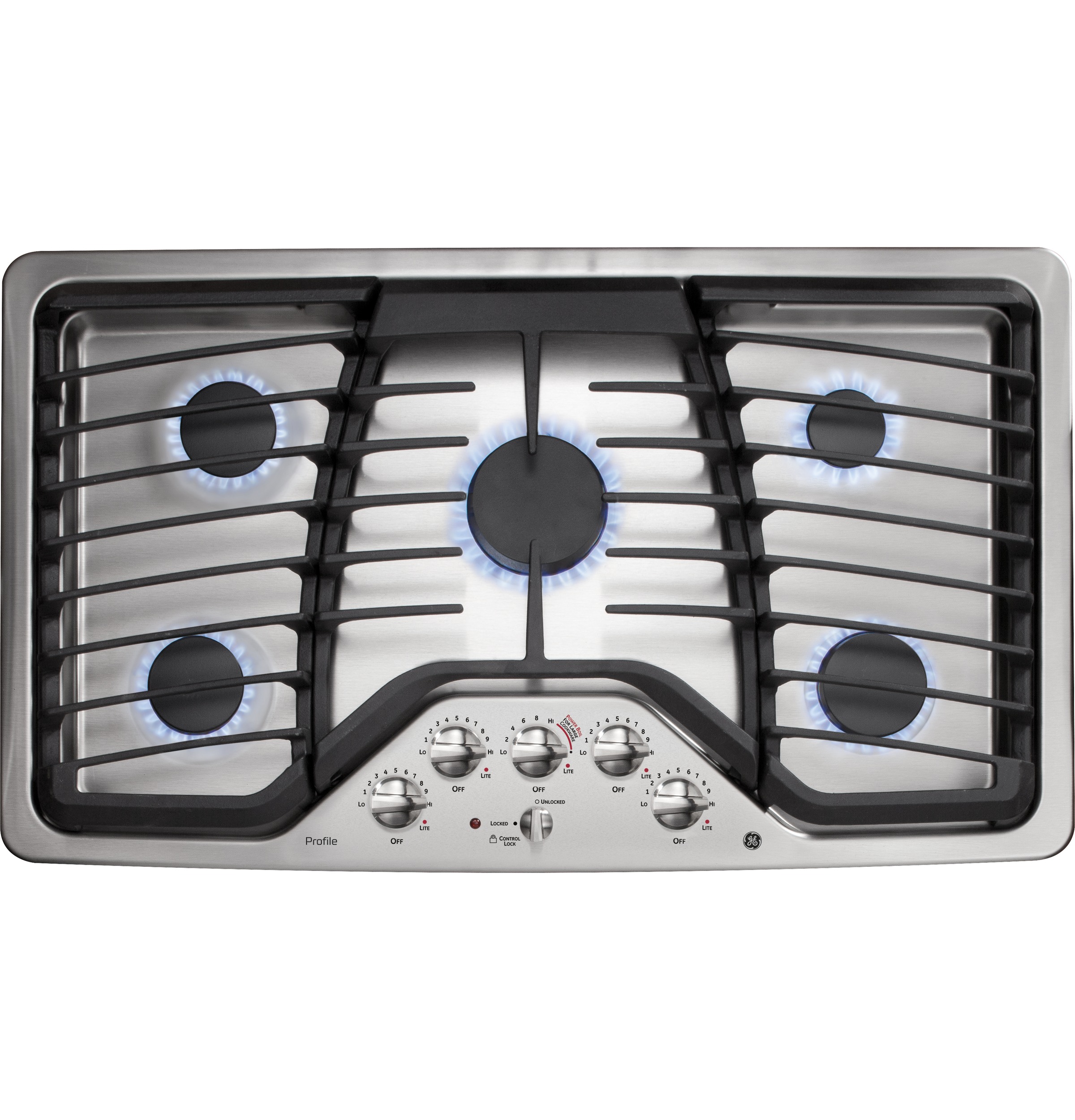 Series 36" Built-In Gas Cooktop PGP976SETSS
