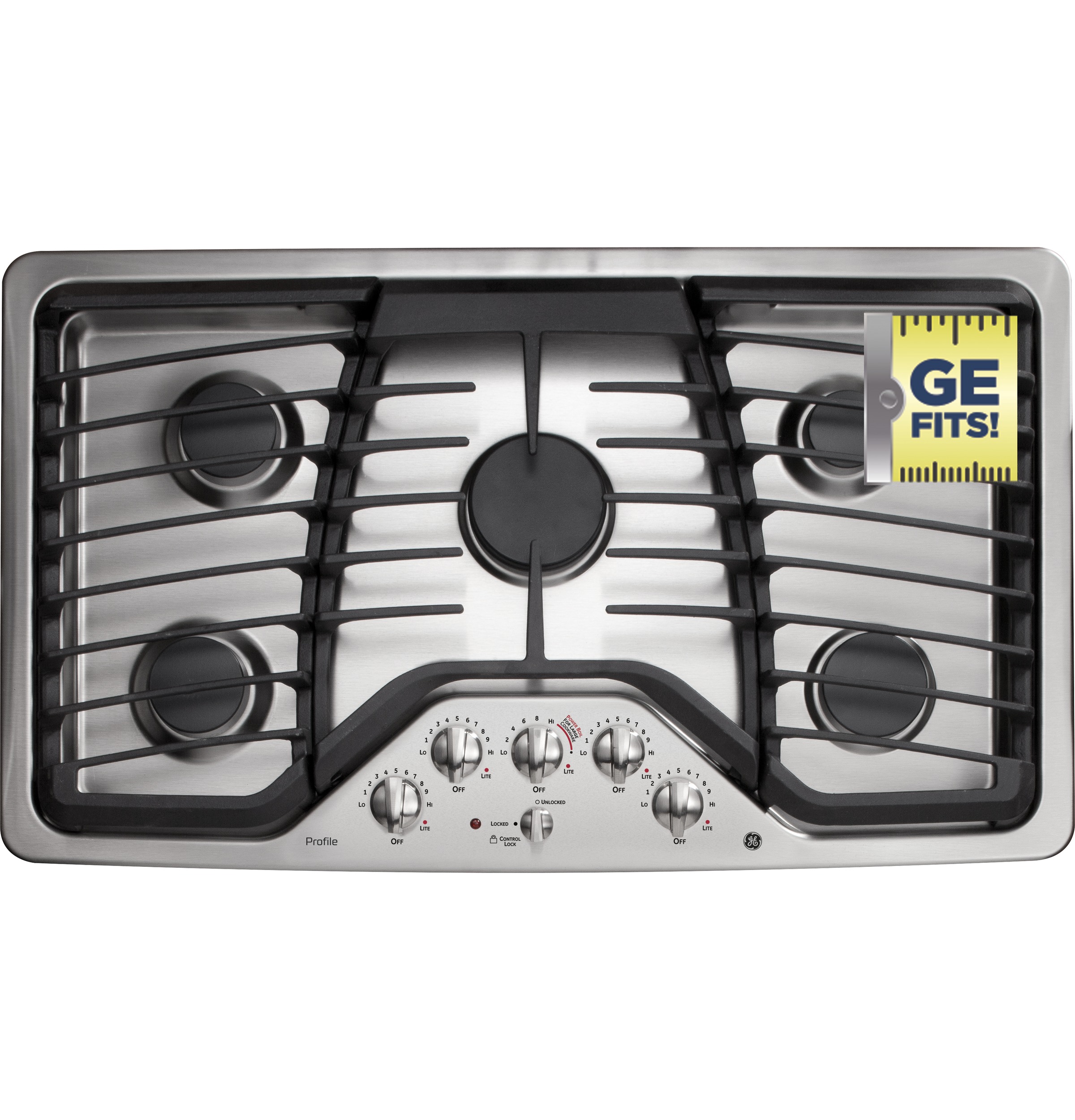 Series 36" Built-In Gas Cooktop PGP976SETSS