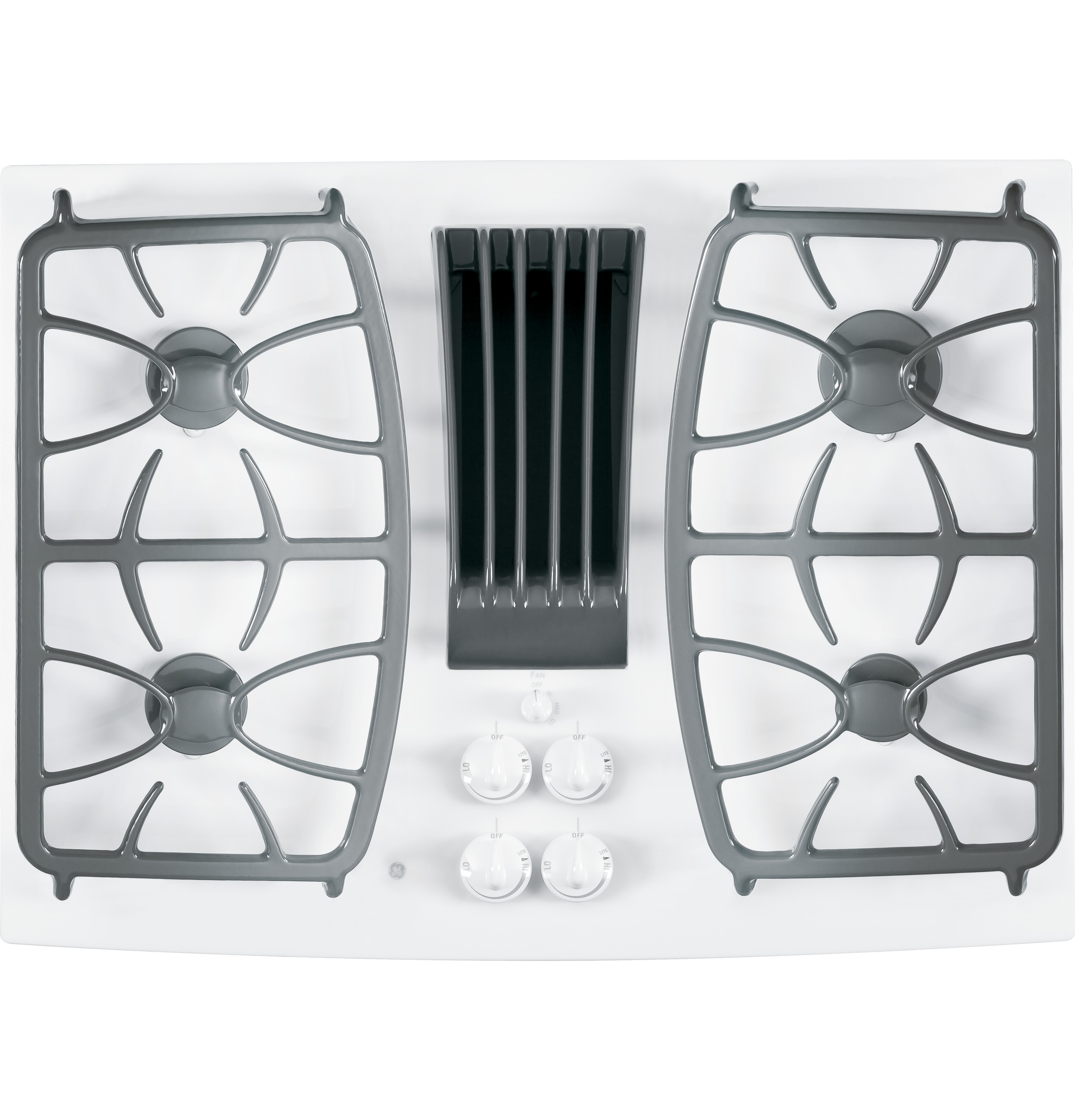 Series 30" Built-In Gas Downdraft Cooktop PGP989TNWW