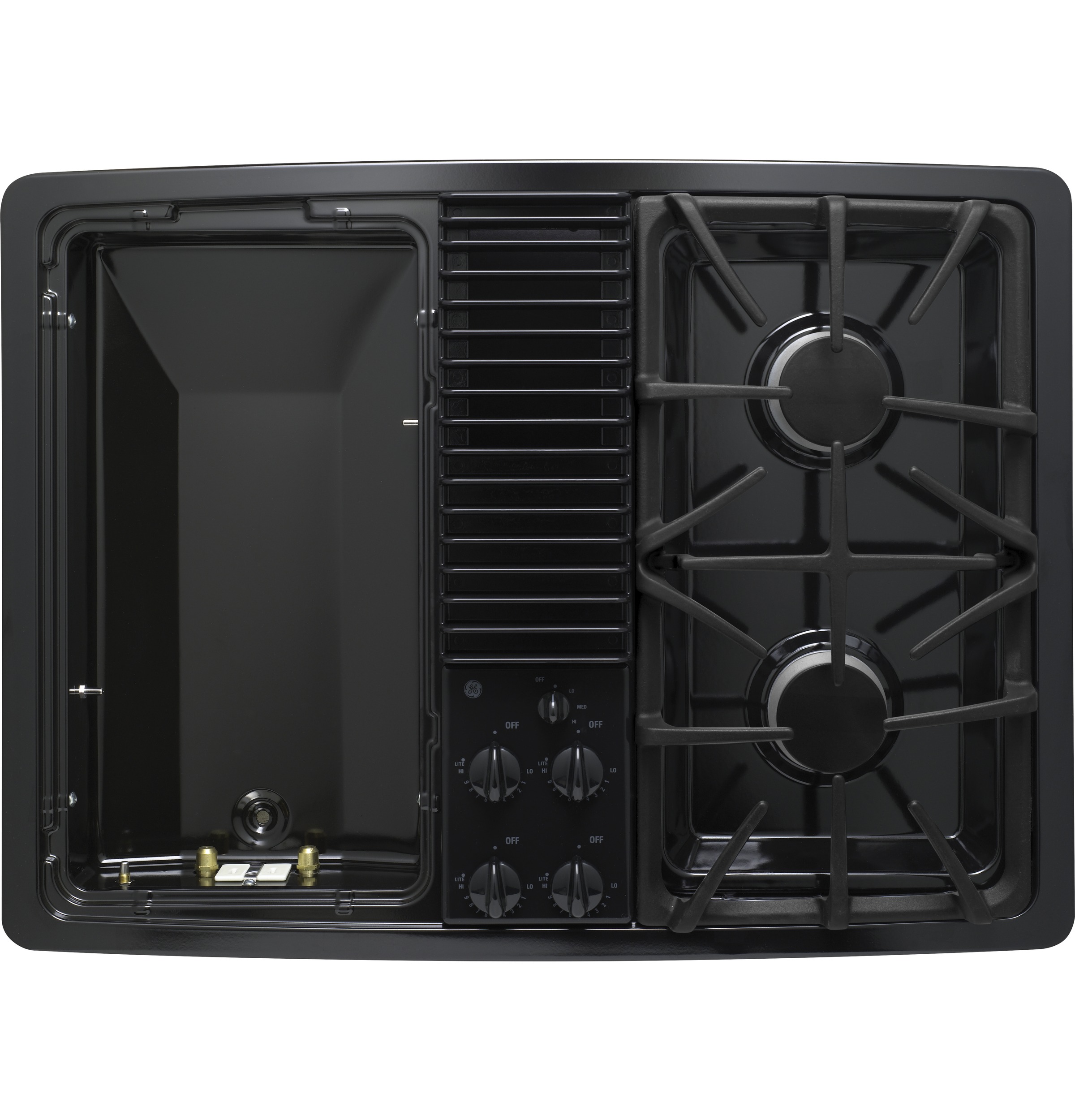 Series Built-In Downdraft Gas Modular Cooktop PGP990DEFBB