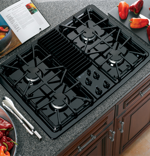 Built-In Downdraft Gas Modular Cooktop PGP990DENBB
