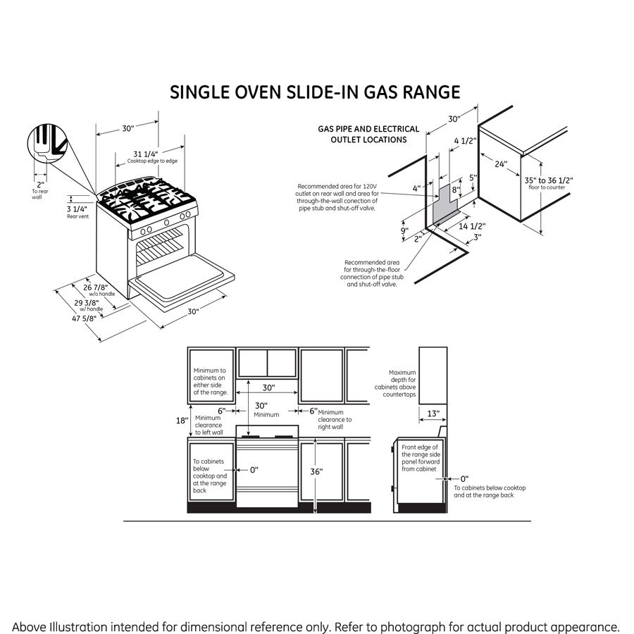 Series 30" Slide-In Front Control Gas Range with Warming Drawer PGS920SEFSS