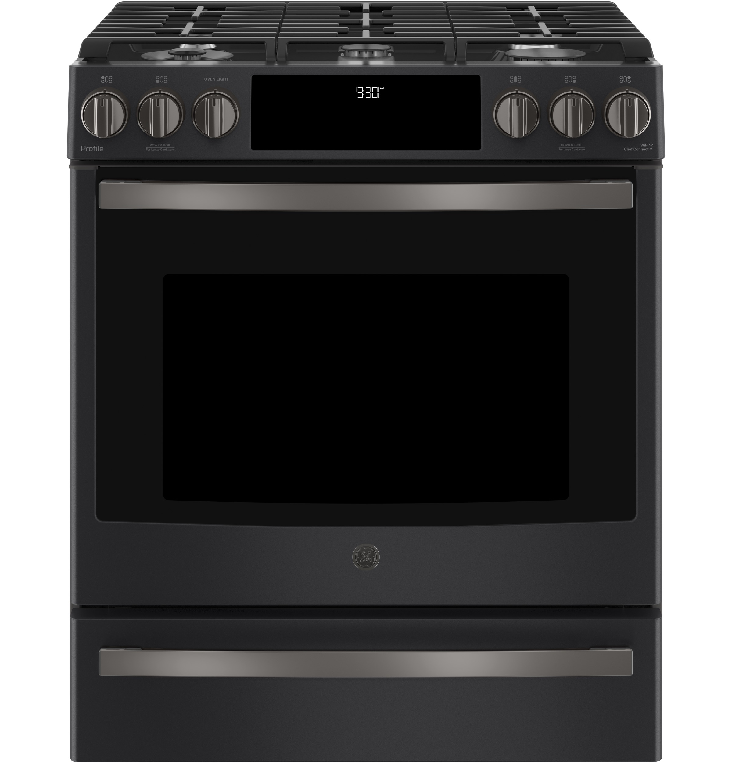 30" Smart Slide-In Front-Control Gas Range PGS930FELDS