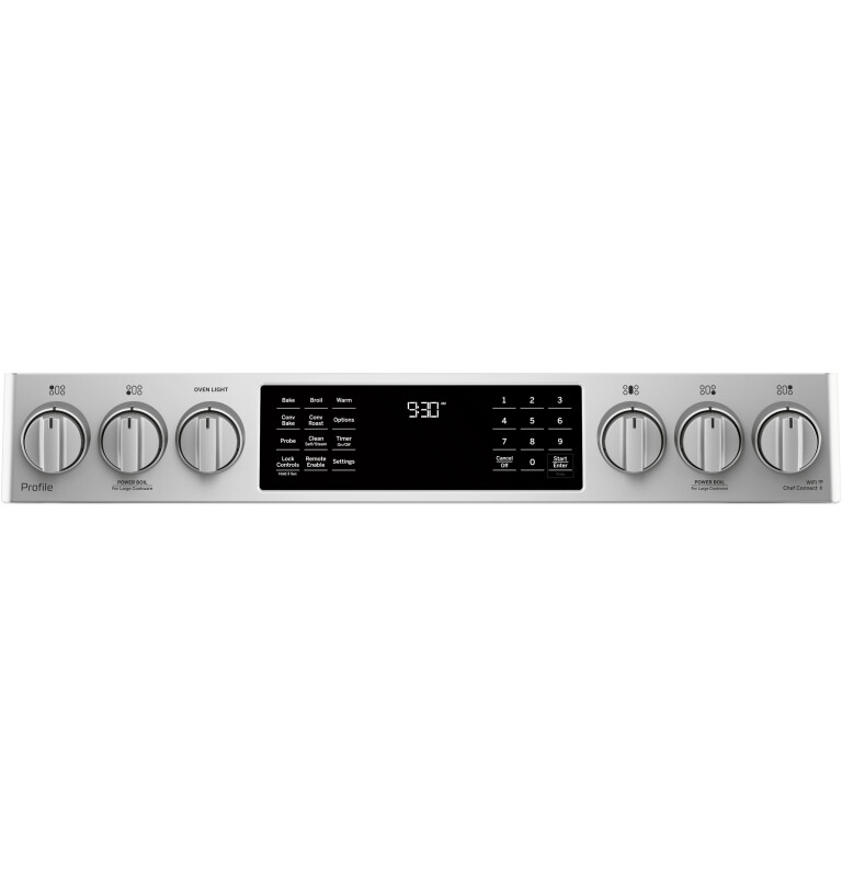 30" Smart Slide-In Front-Control Gas Range PGS930SELSS
