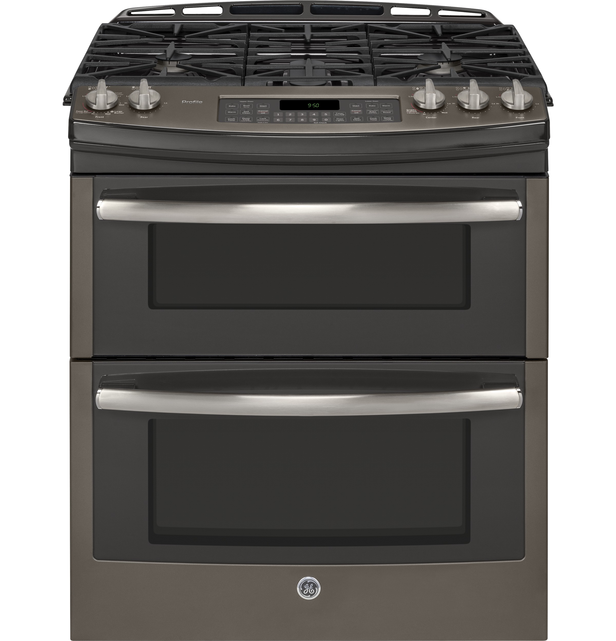 Series 30" Slide-In Front Control Double Oven Gas Range PGS950EEFES