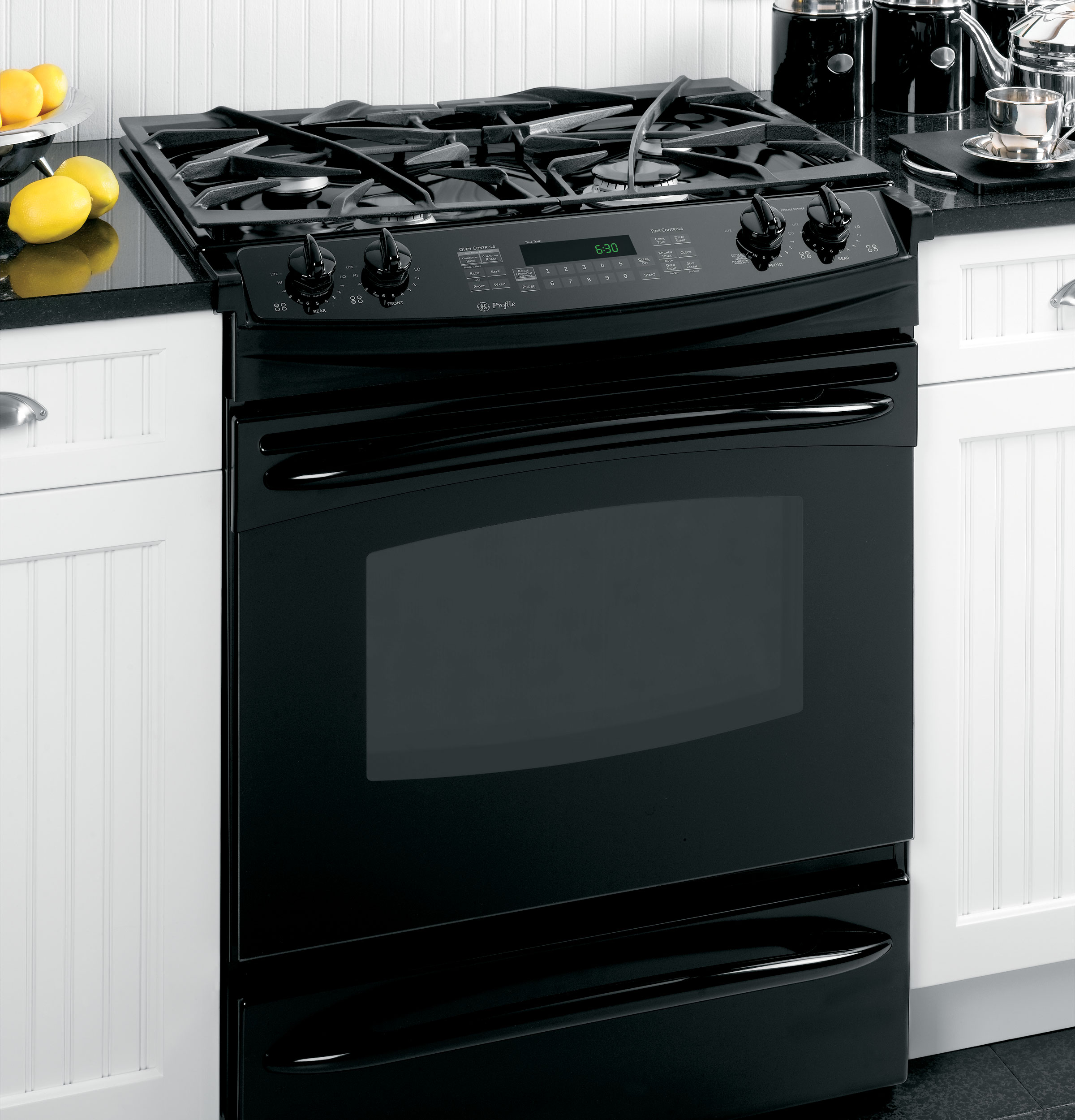 30" Slide-In Gas Range PGS975BEMBB