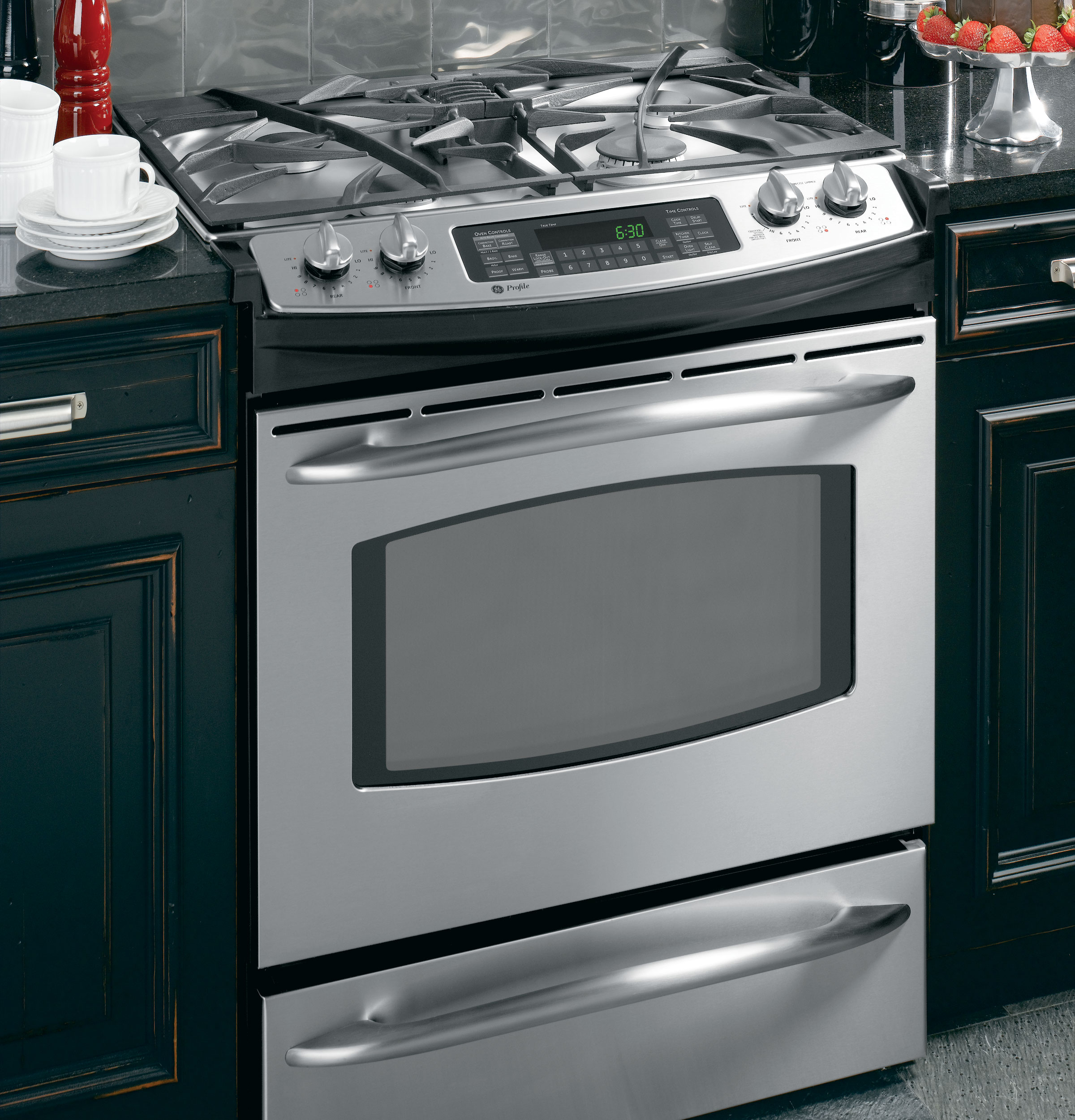 30" Slide-In Gas Range PGS975SEMSS