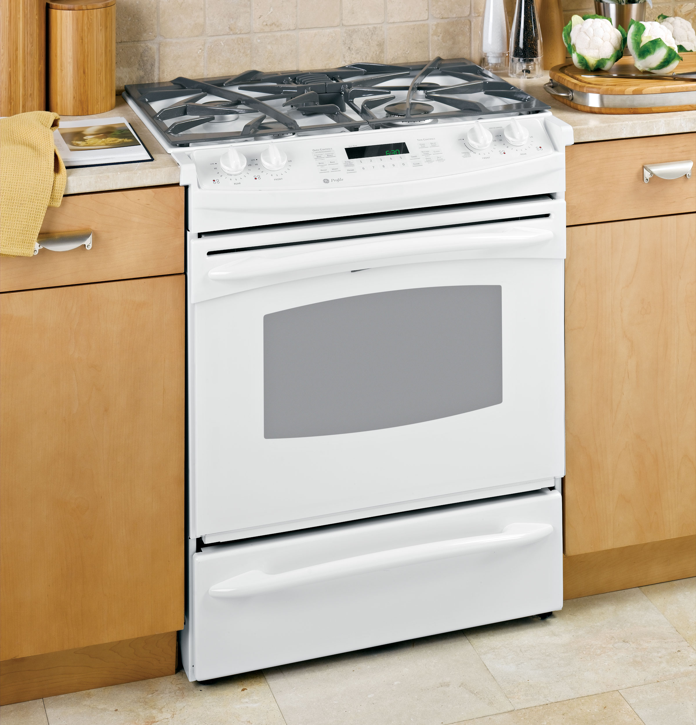 30" Slide-In Gas Range PGS975WEMWW