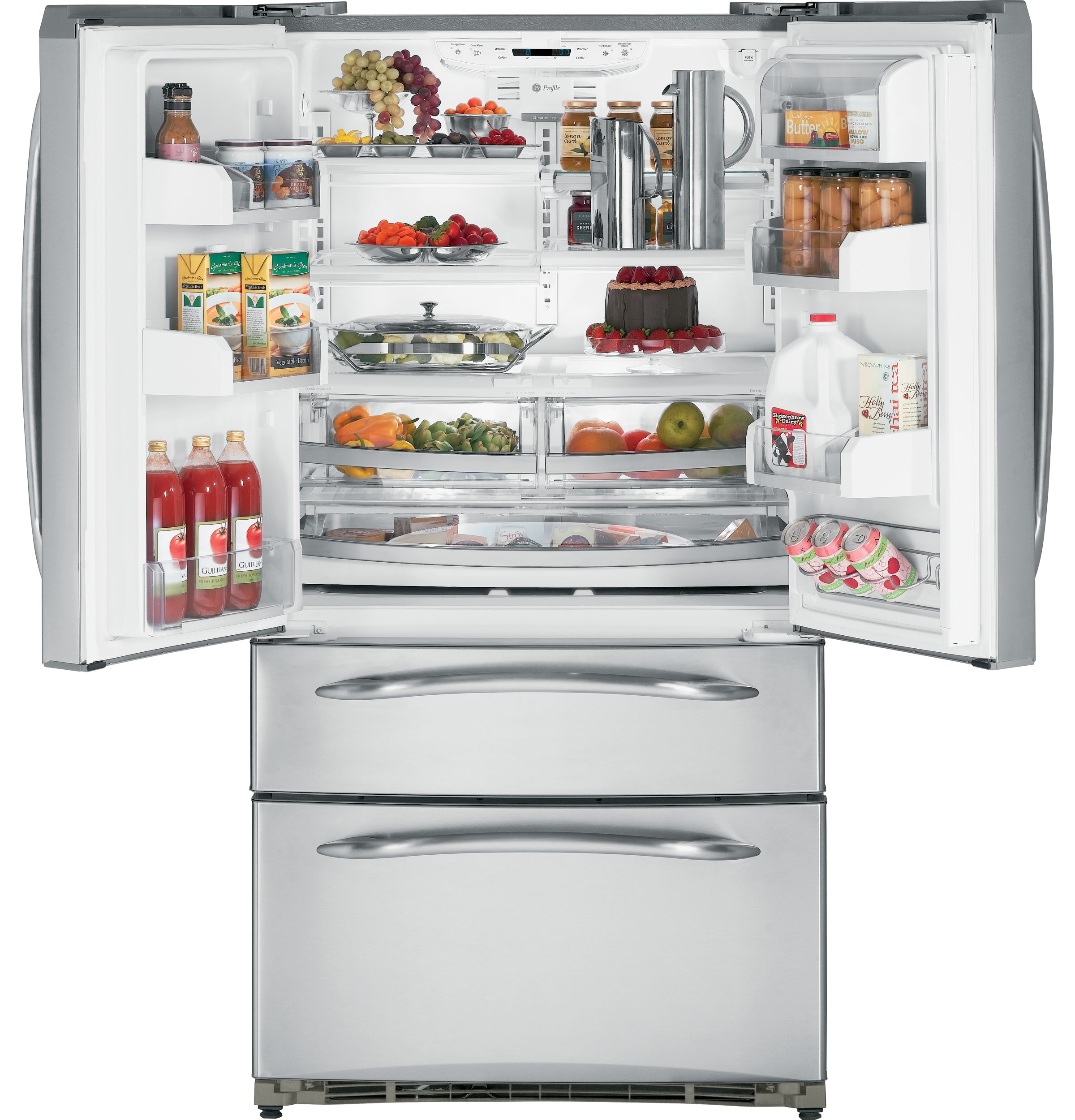 24.9 Cu. Ft. Refrigerator with Armoire Styling and Icemaker PGSS5NFXSS