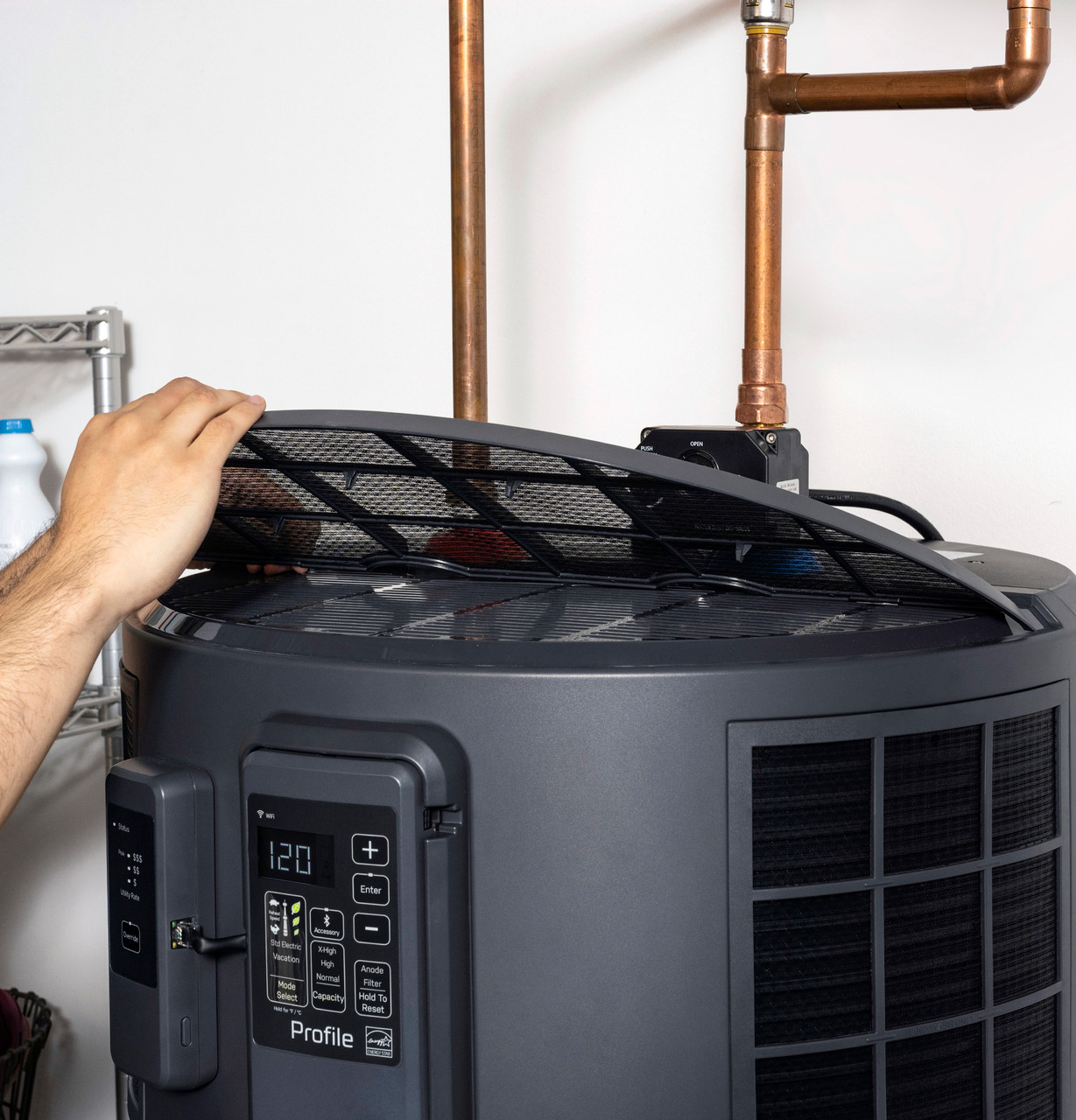 GEOSPRING Smart Hybrid Heat Pump Water Heater 40-gallon - 240V - FlexCapacity PH40S10BPY