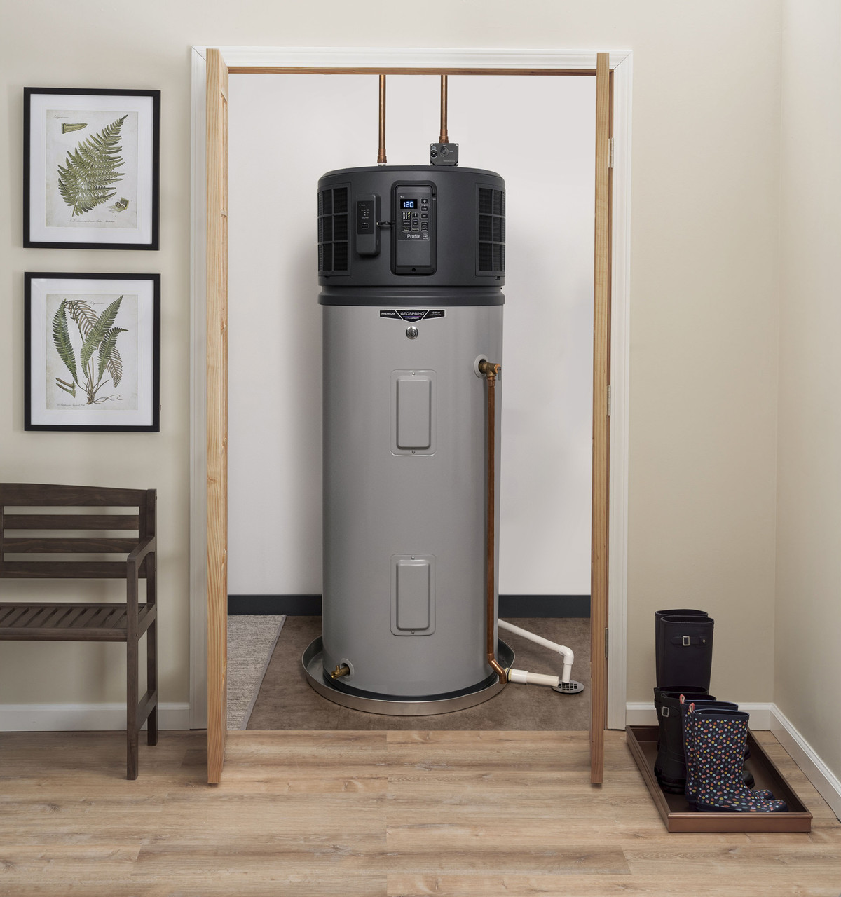 GEOSPRING Smart Hybrid Heat Pump Water Heater 50-gallon - 240V PH50S10BNY