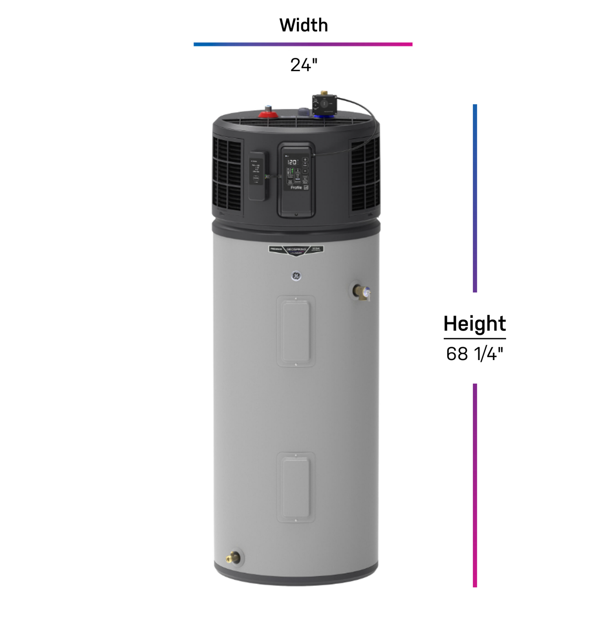 GEOSPRING Smart Hybrid Heat Pump Water Heater 50-gallon - 240V PH50S10BNY