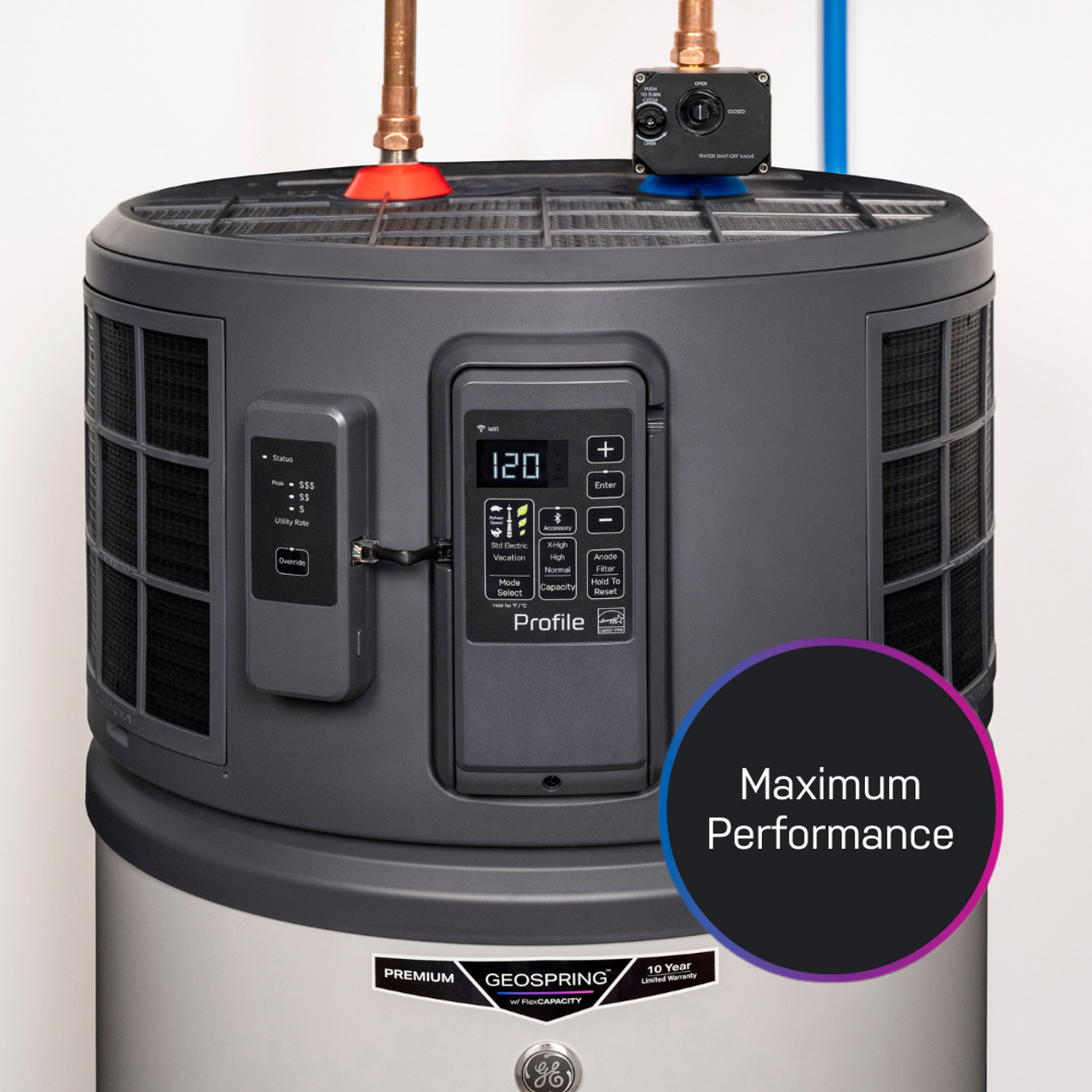 GEOSPRING Smart Hybrid Heat Pump Water Heater 50-gallon - 240V PH50S10BNY