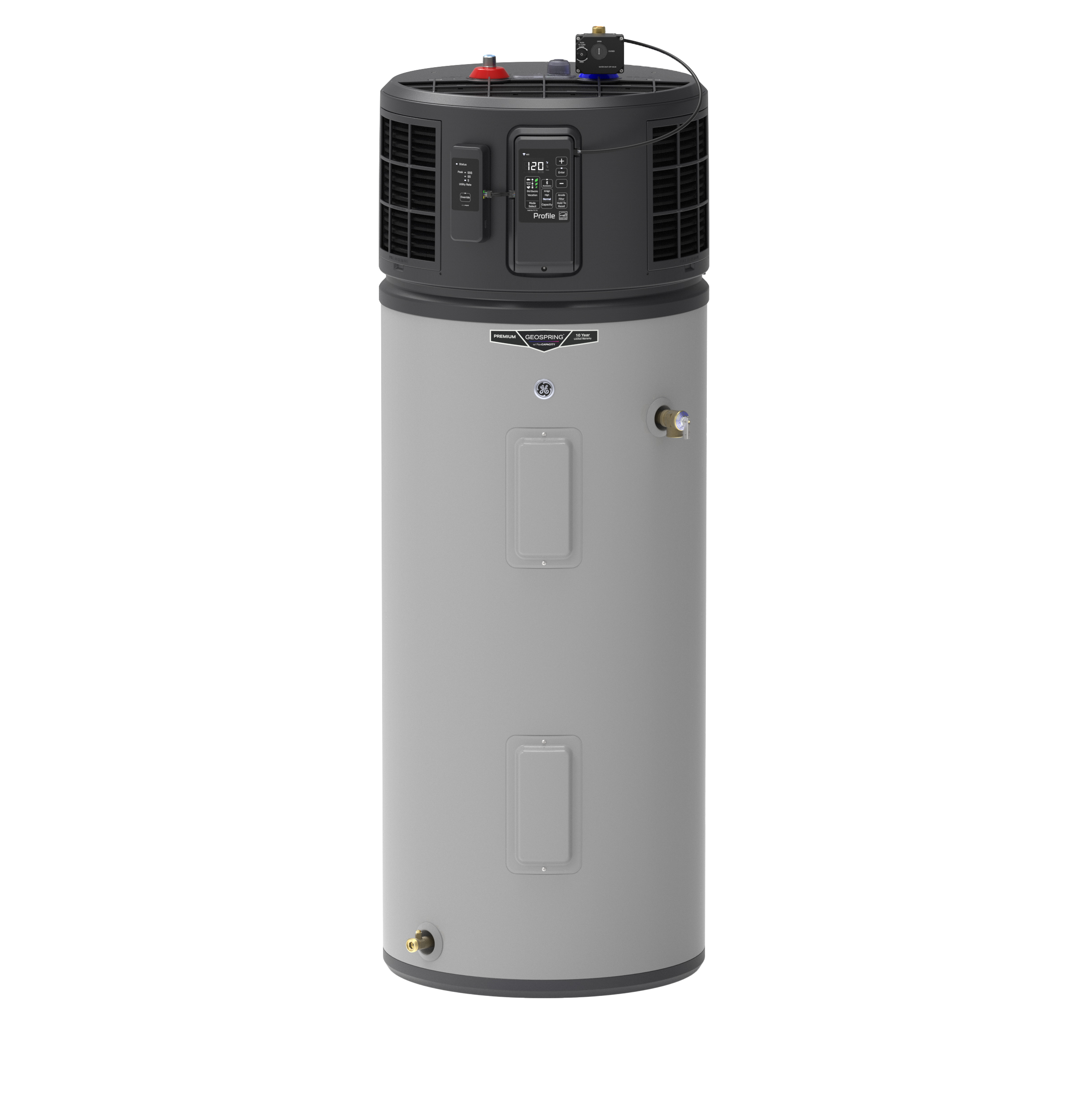 GEOSPRING Smart Hybrid Heat Pump Water Heater 50-gallon - 240V - FlexCapacity PH50S10BPY